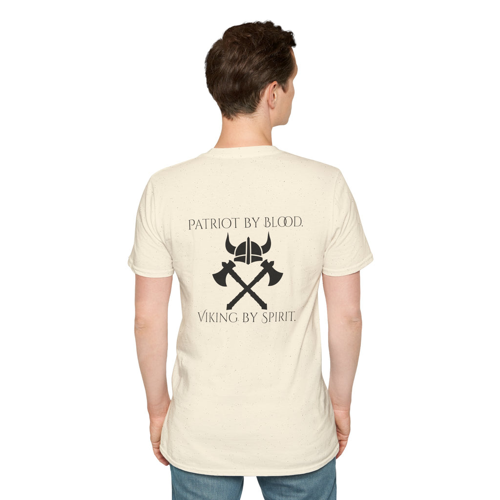 🐐⚔️ Patriot by Blood. Viking by Spirit. T-Shirt – Geaux Valhalla Edition