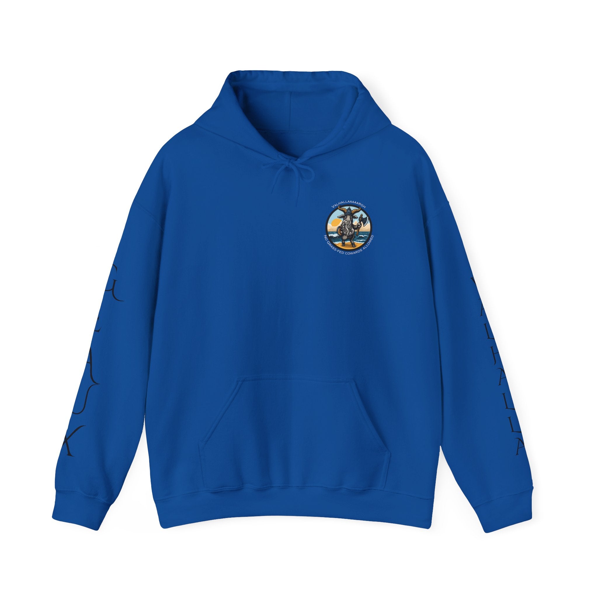 🐐⚔️ Patriot by Blood. Viking by Spirit. Hoodie – Geaux Valhalla Edition