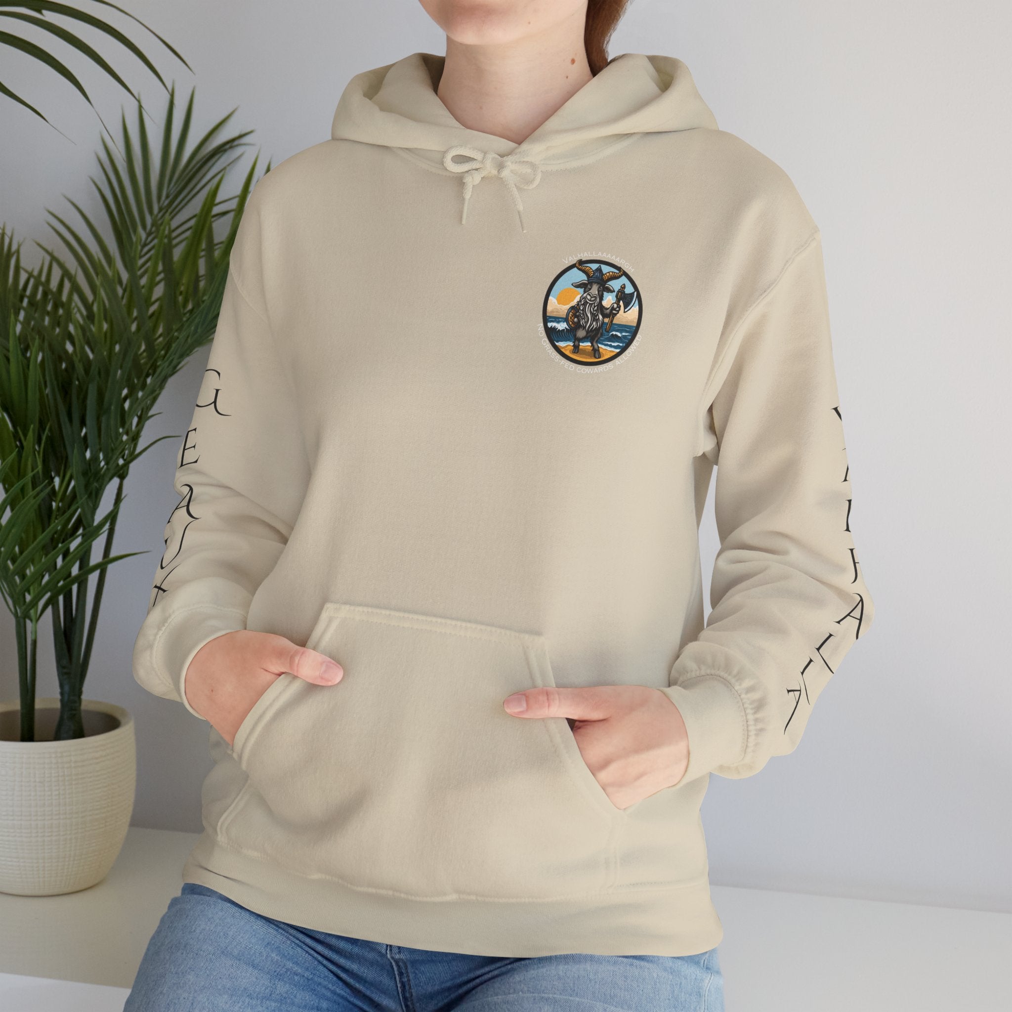 🐐⚔️ Patriot by Blood. Viking by Spirit. Hoodie – Geaux Valhalla Edition