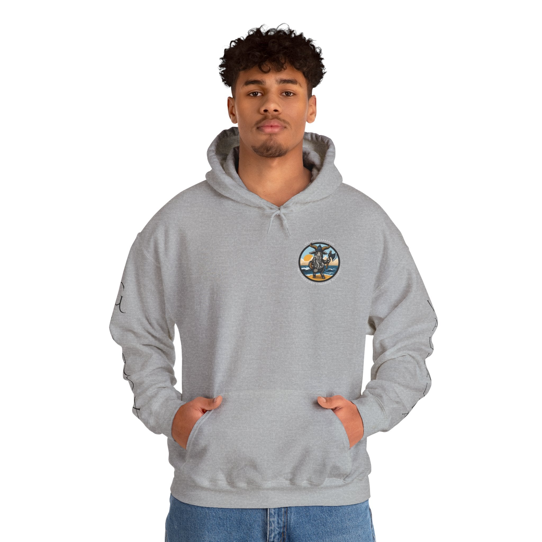 🐐⚔️ Patriot by Blood. Viking by Spirit. Hoodie – Geaux Valhalla Edition