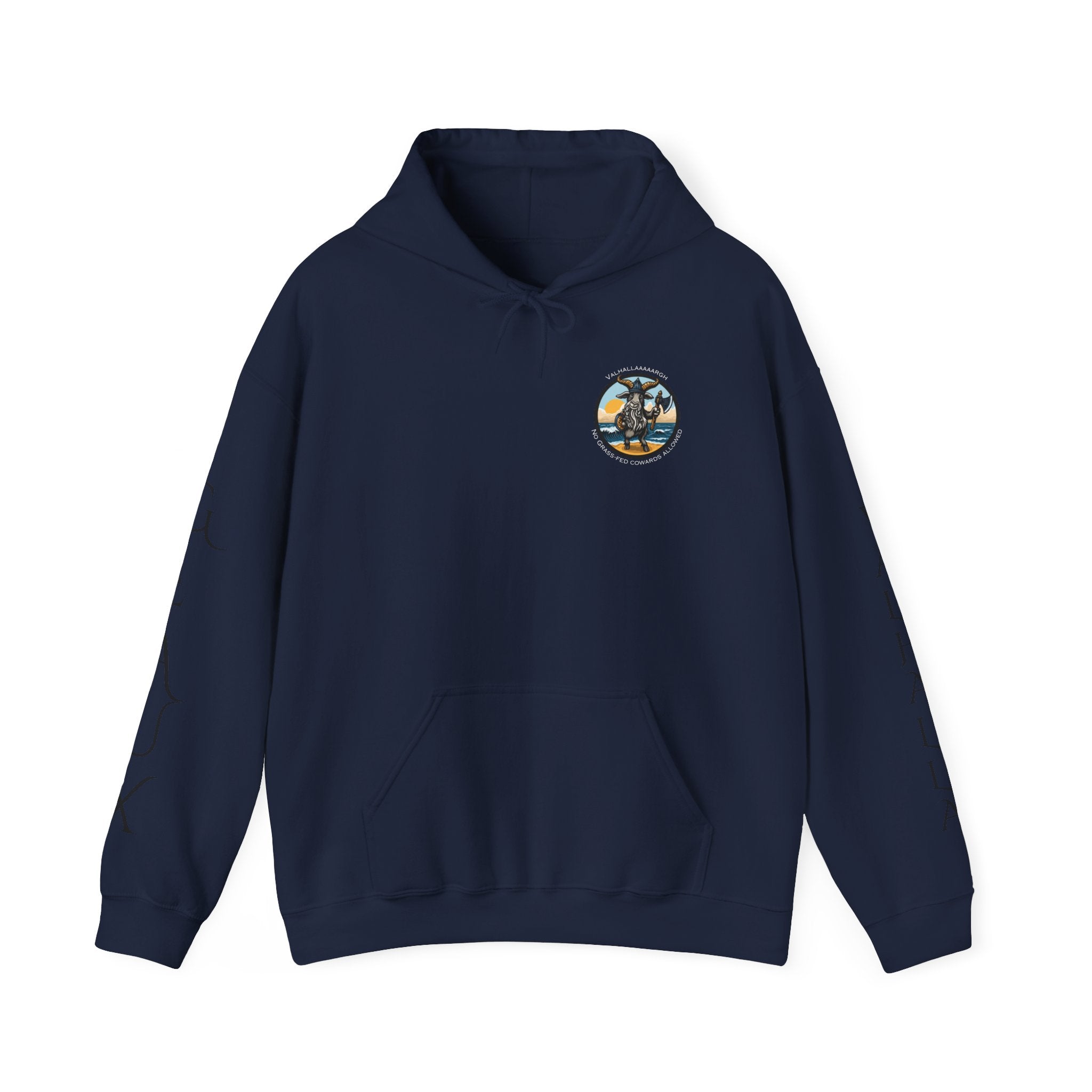🐐⚔️ Patriot by Blood. Viking by Spirit. Hoodie – Geaux Valhalla Edition