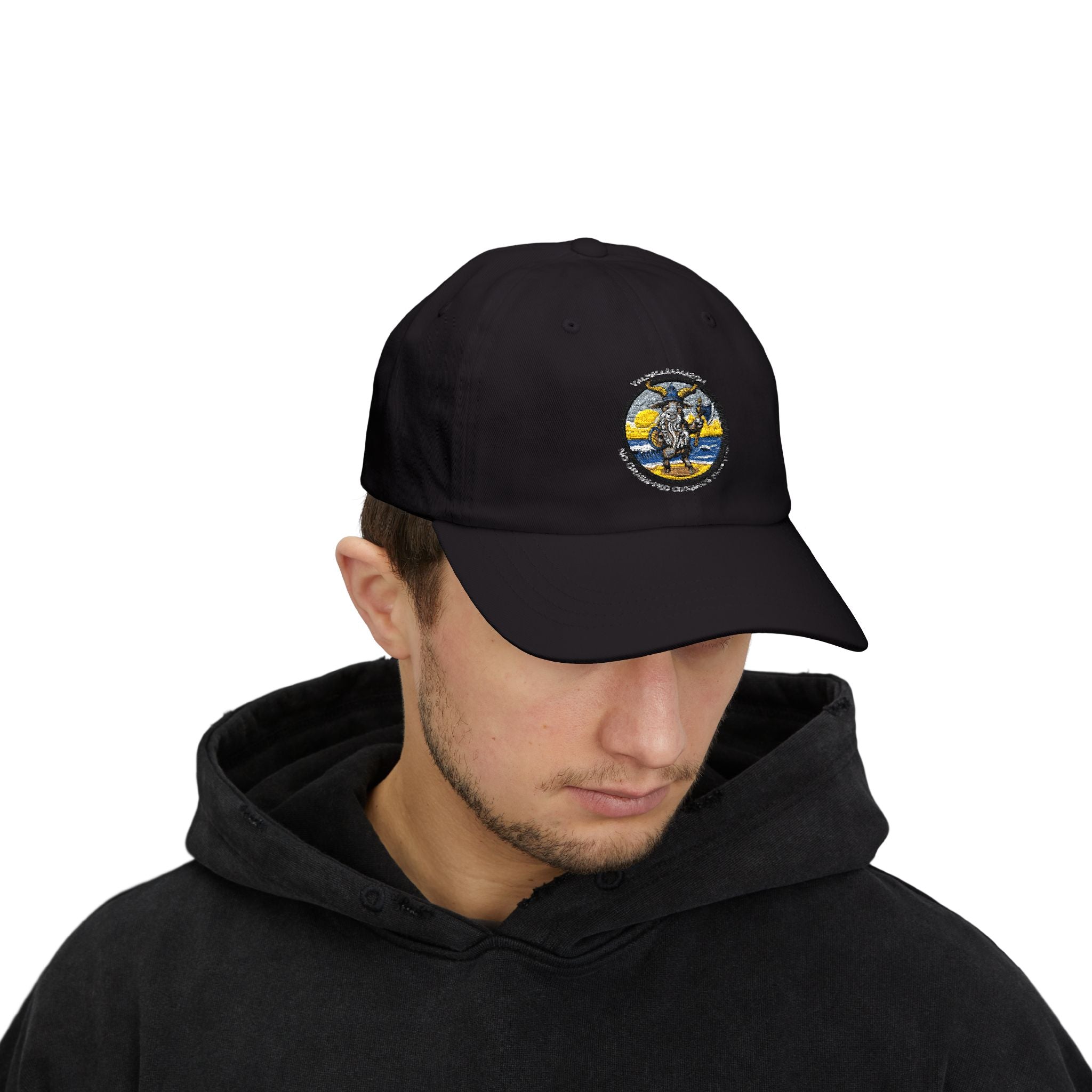 🐐⚔️ Valhallaaaaargh Classic Dad Cap – Geaux Valhalla Edition