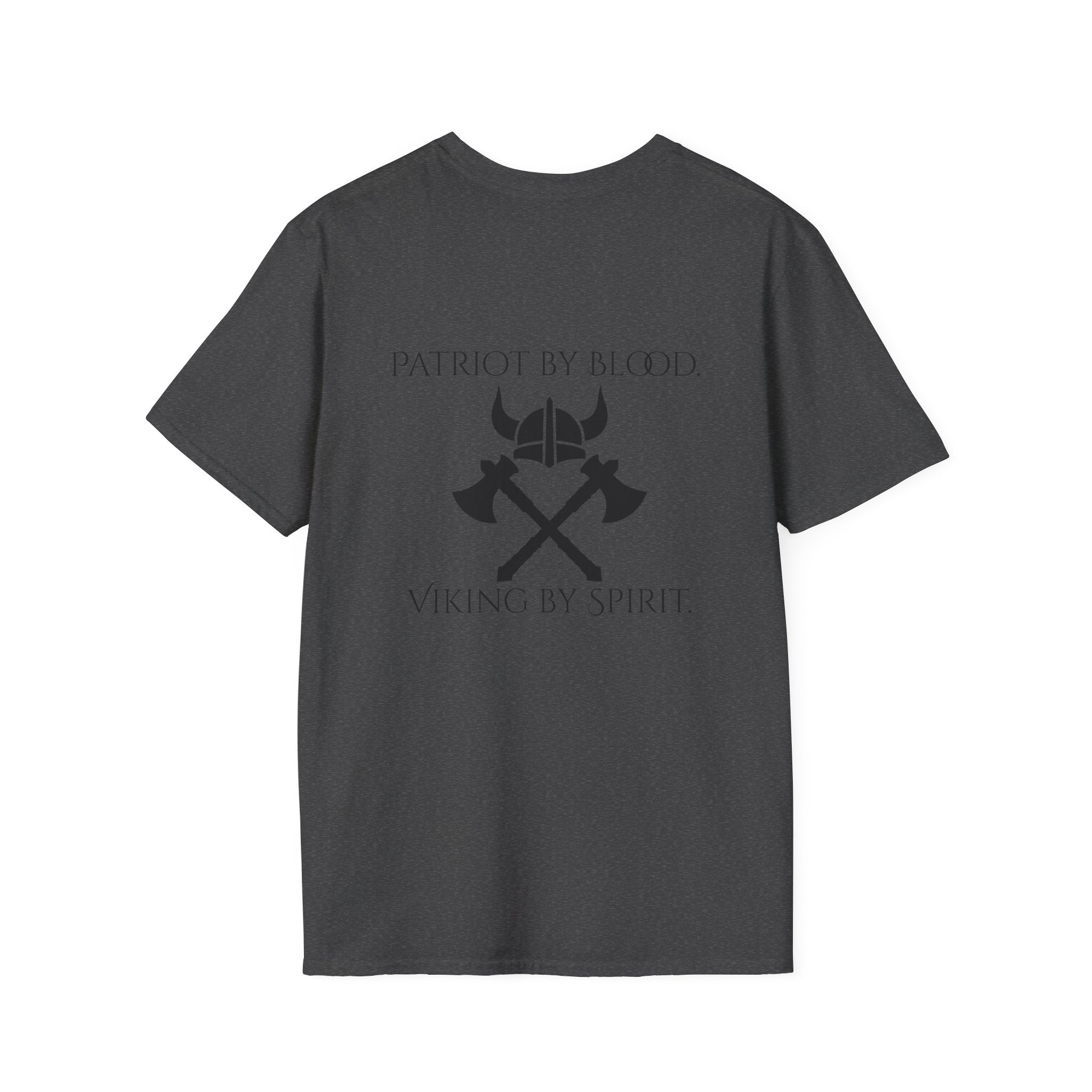 🐐⚔️ Patriot by Blood. Viking by Spirit. T-Shirt – Geaux Valhalla Edition