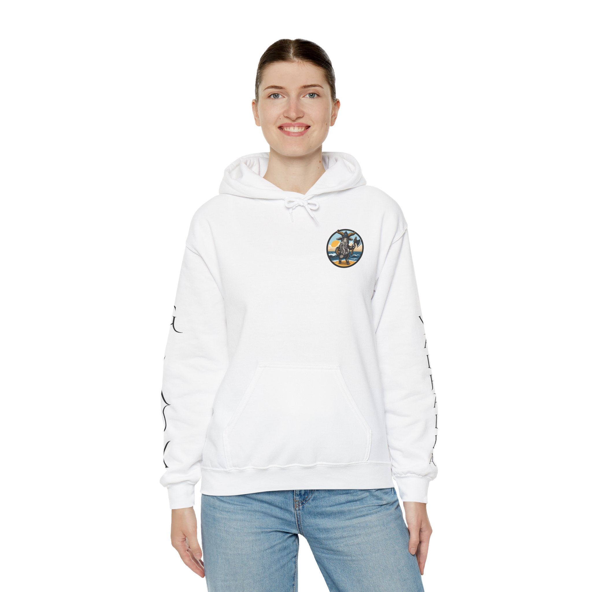 🐐⚔️ Patriot by Blood. Viking by Spirit. Hoodie – Geaux Valhalla Edition
