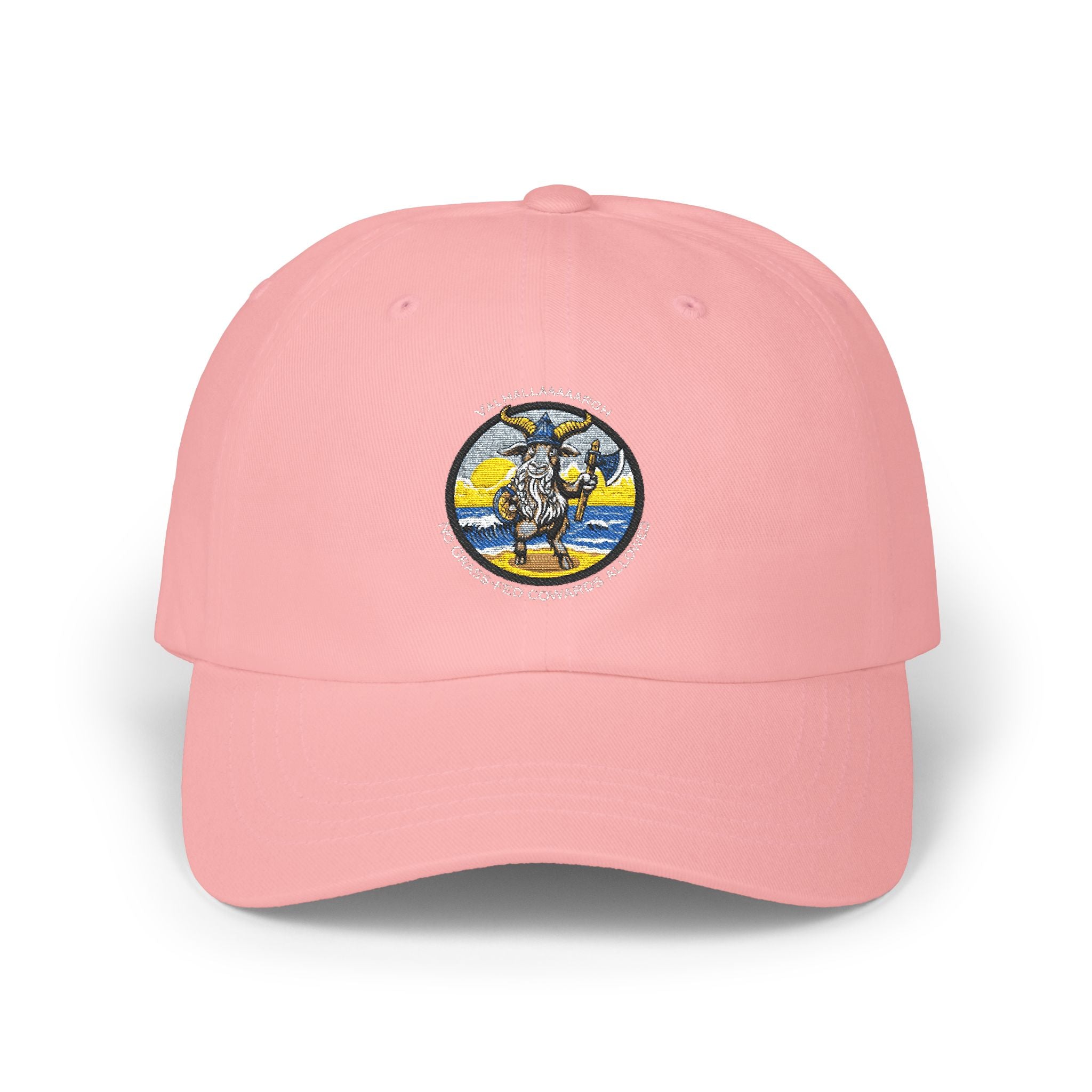🐐⚔️ Valhallaaaaargh Classic Dad Cap – Geaux Valhalla Edition