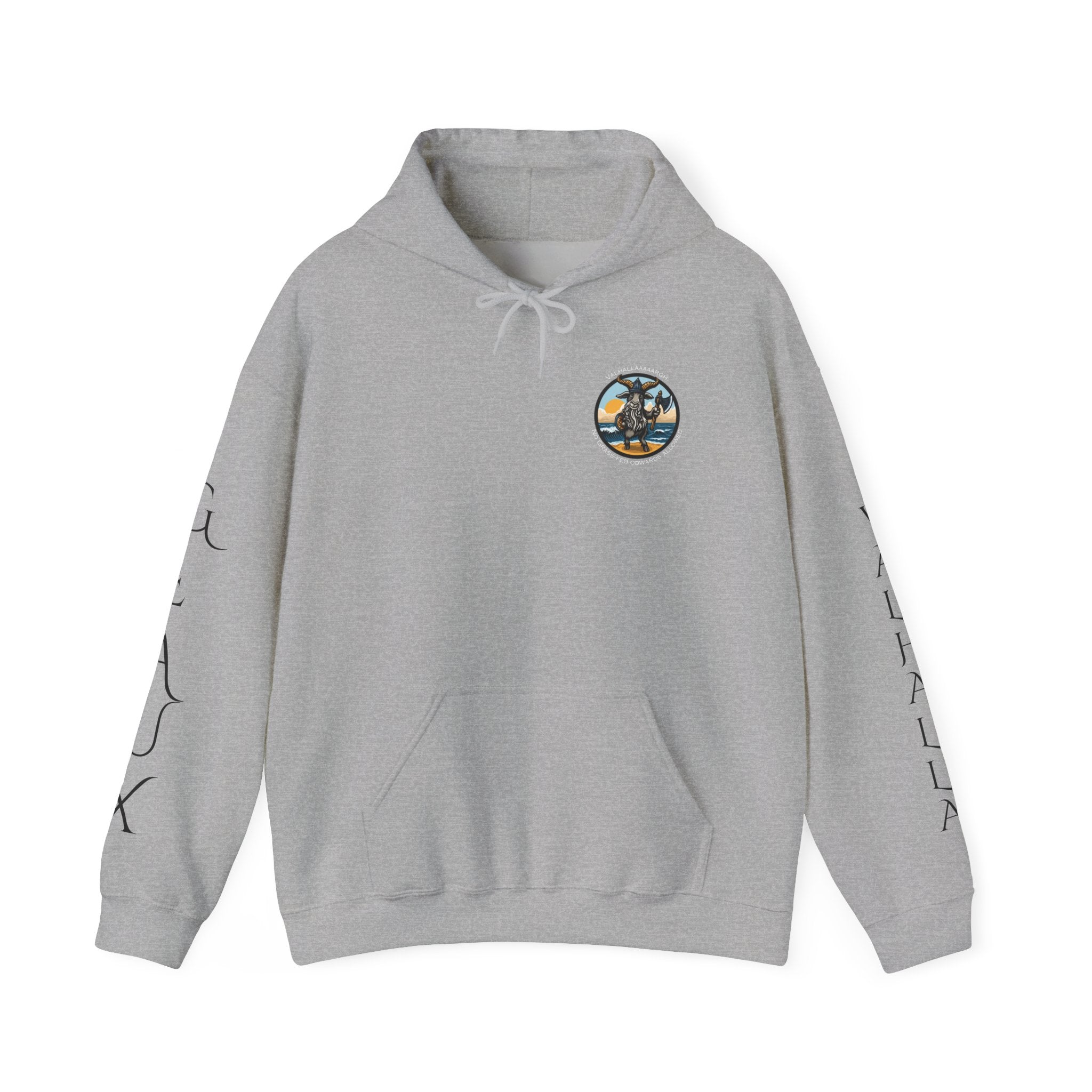 🐐⚔️ Patriot by Blood. Viking by Spirit. Hoodie – Geaux Valhalla Edition
