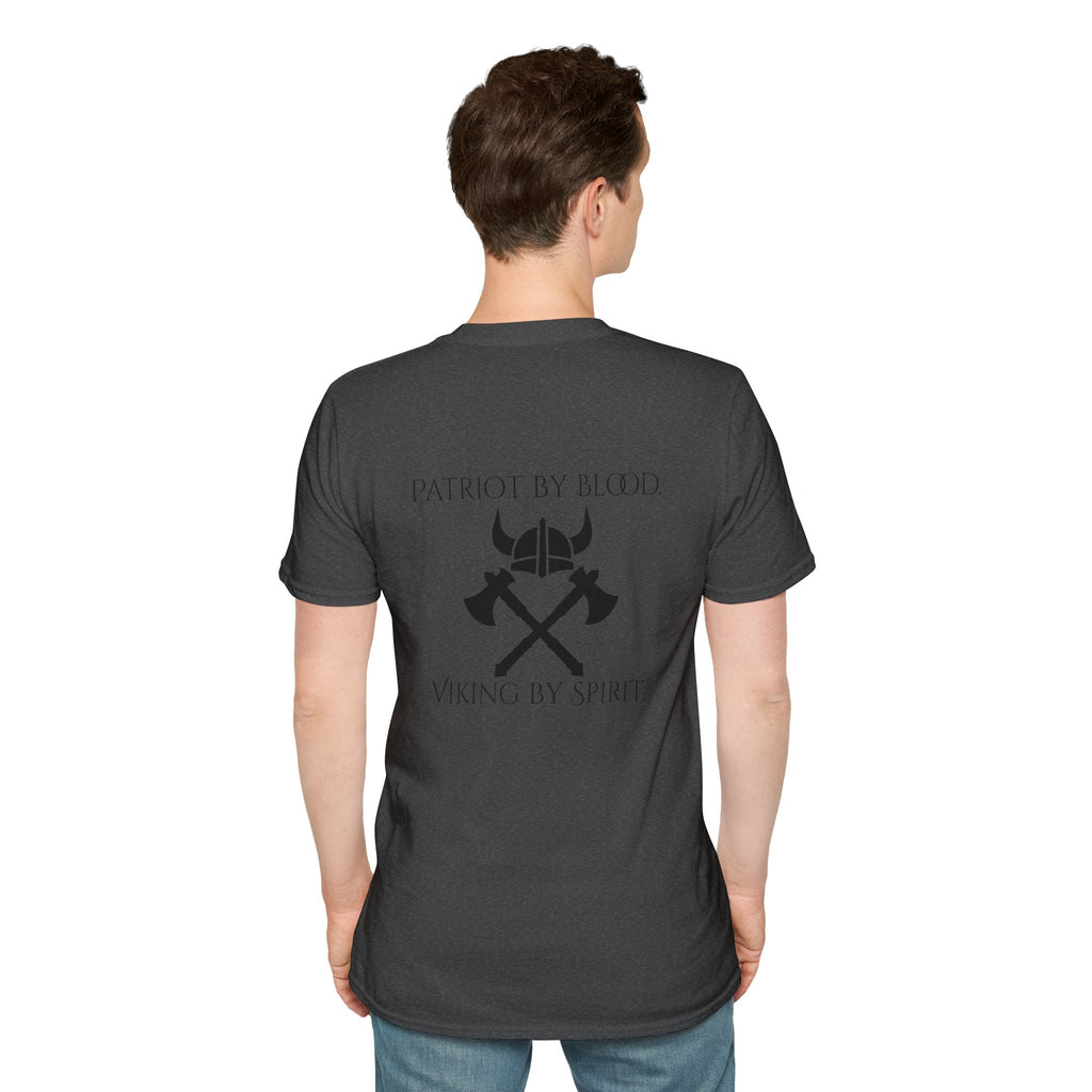 🐐⚔️ Patriot by Blood. Viking by Spirit. T-Shirt – Geaux Valhalla Edition