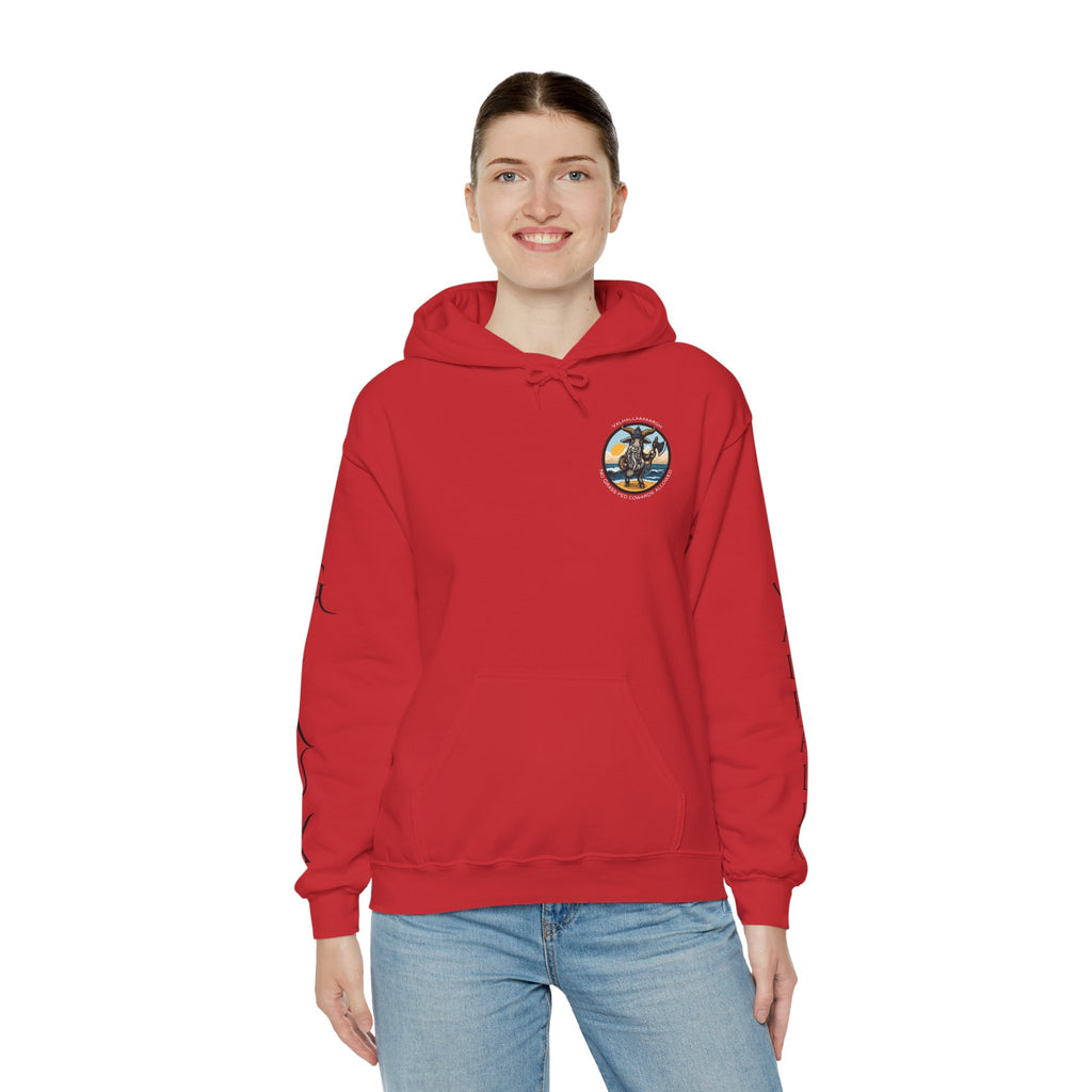 🐐⚔️ Patriot by Blood. Viking by Spirit. Hoodie – Geaux Valhalla Edition