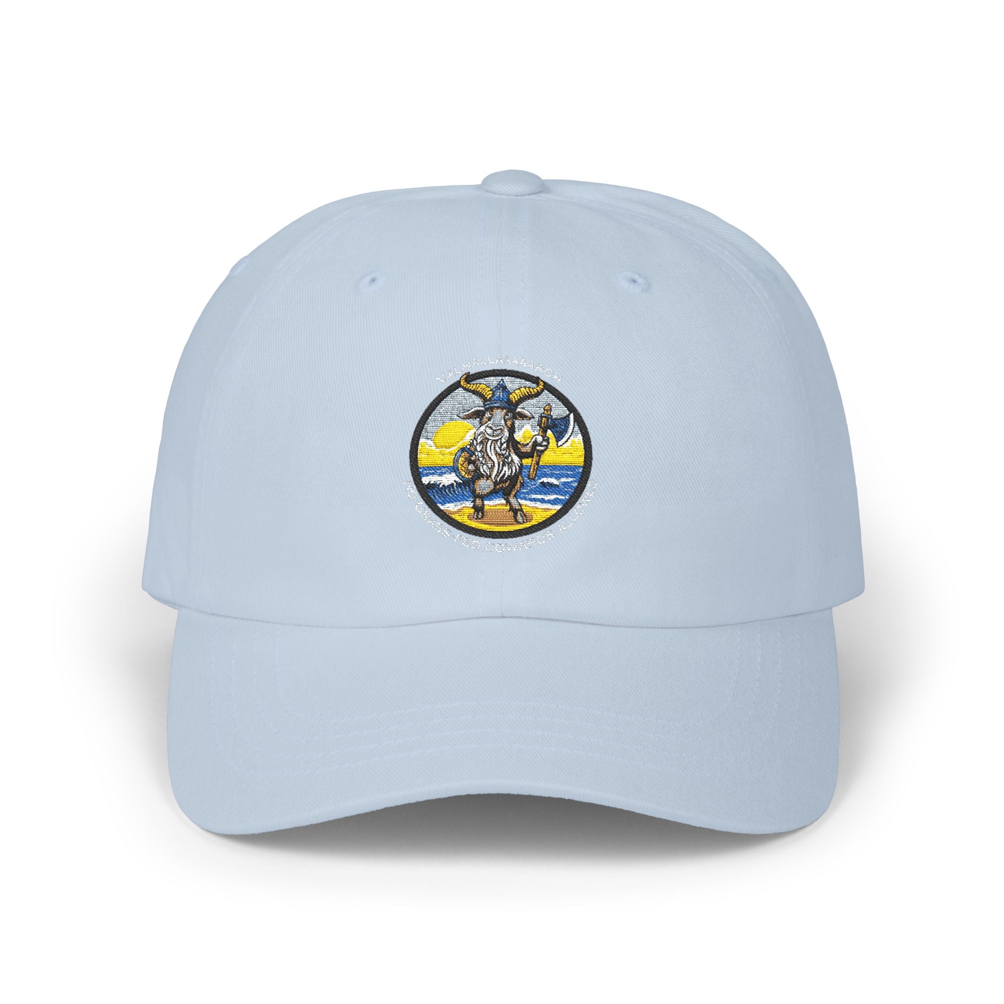 🐐⚔️ Valhallaaaaargh Classic Dad Cap – Geaux Valhalla Edition