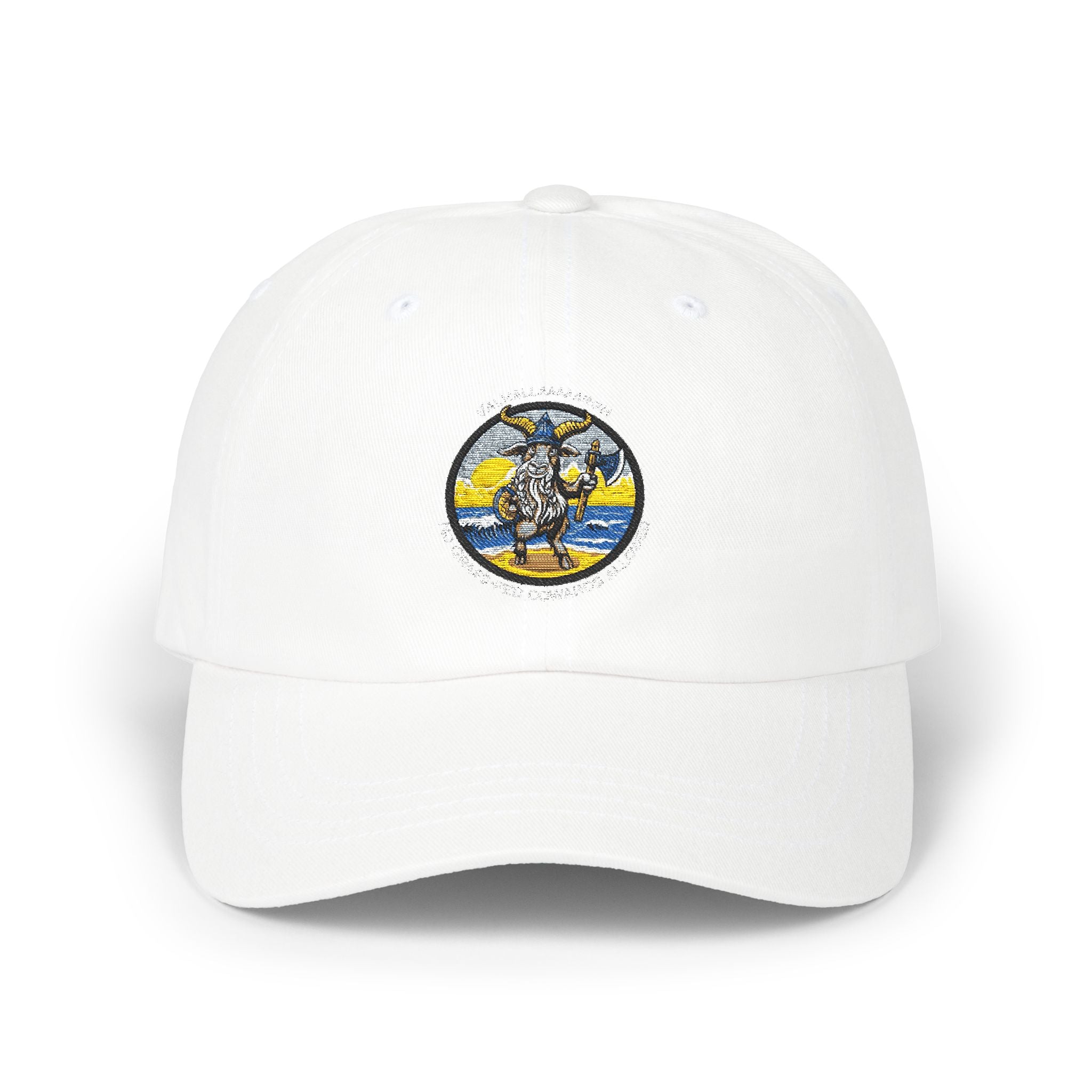 🐐⚔️ Valhallaaaaargh Classic Dad Cap – Geaux Valhalla Edition