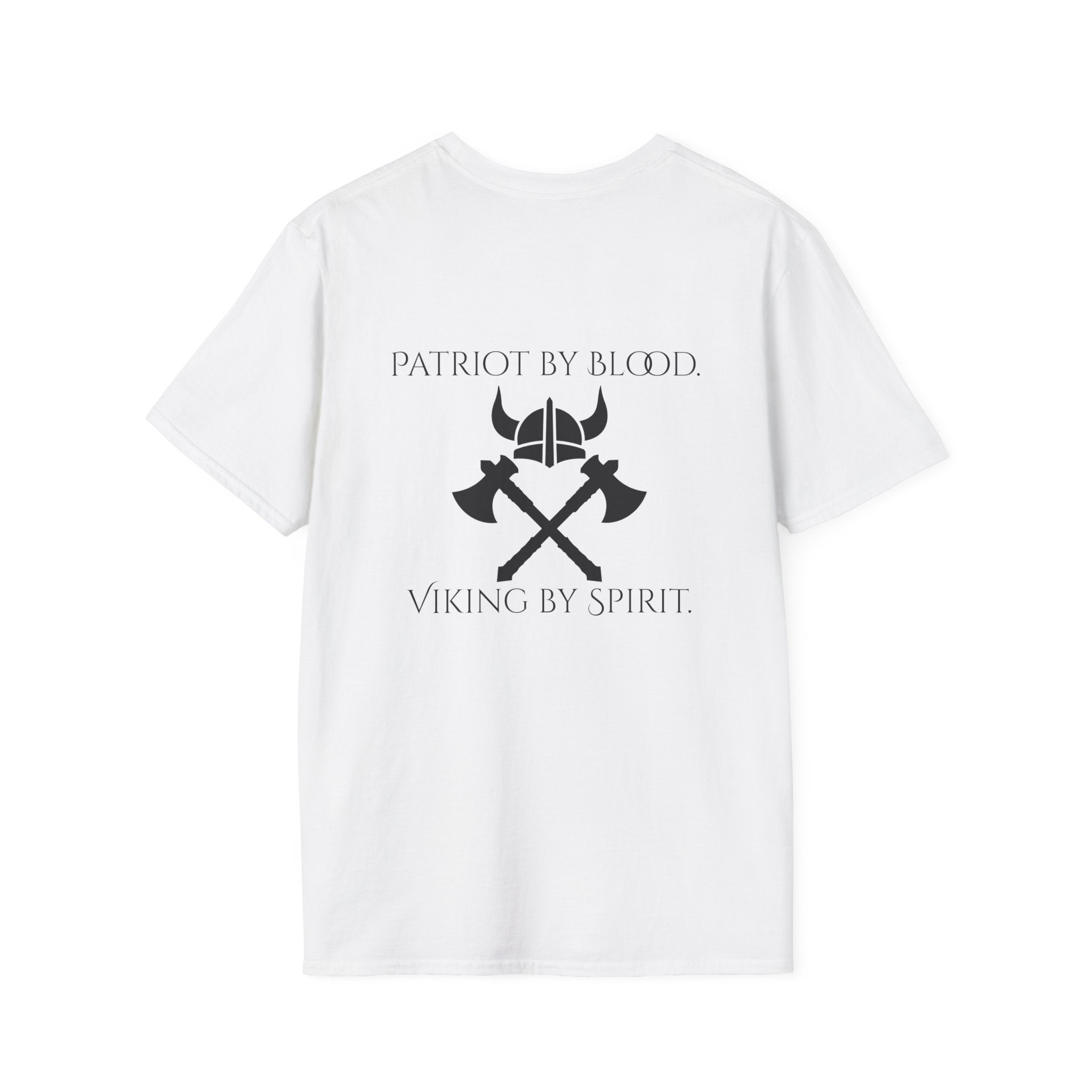 🐐⚔️ Patriot by Blood. Viking by Spirit. T-Shirt – Geaux Valhalla Edition