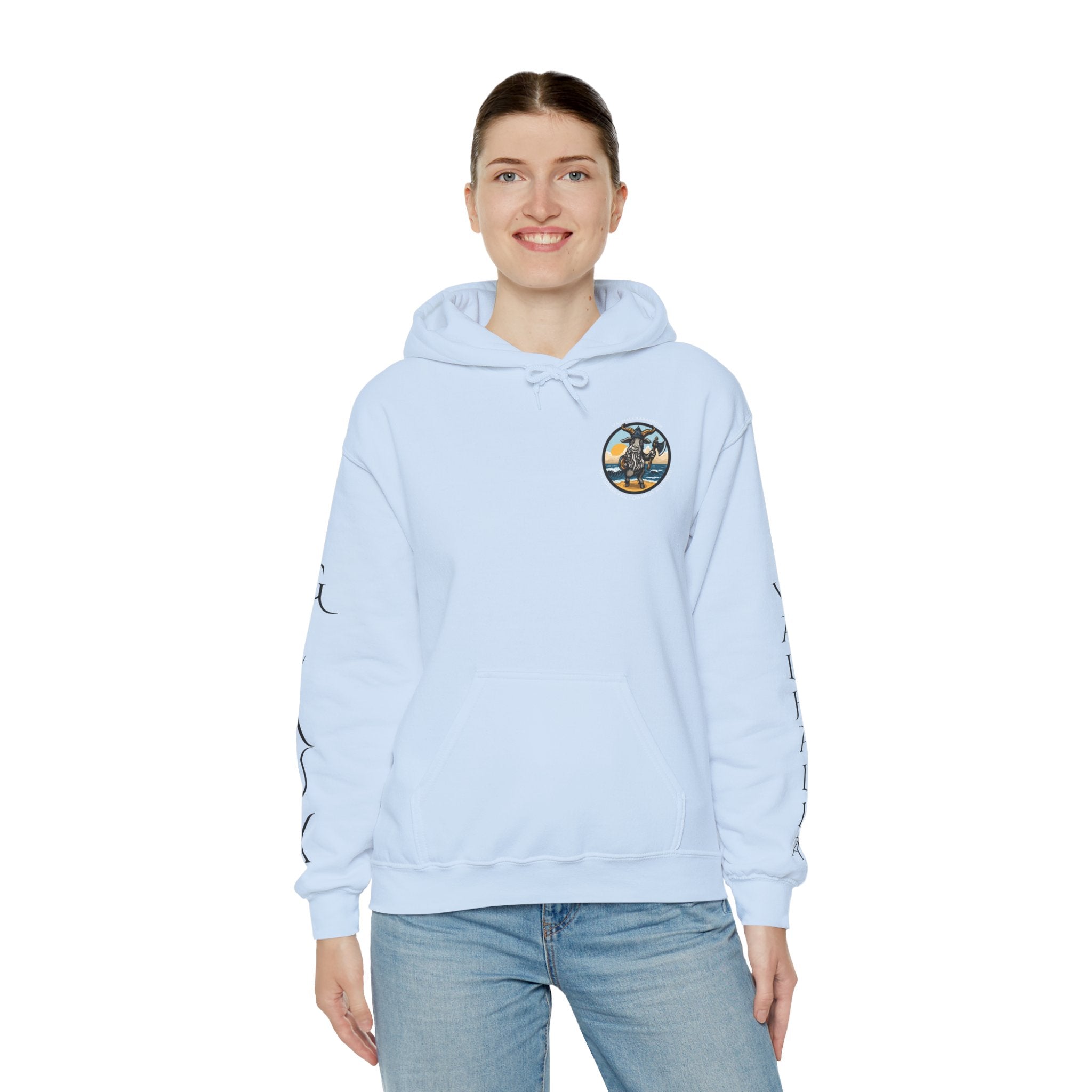 🐐⚔️ Patriot by Blood. Viking by Spirit. Hoodie – Geaux Valhalla Edition