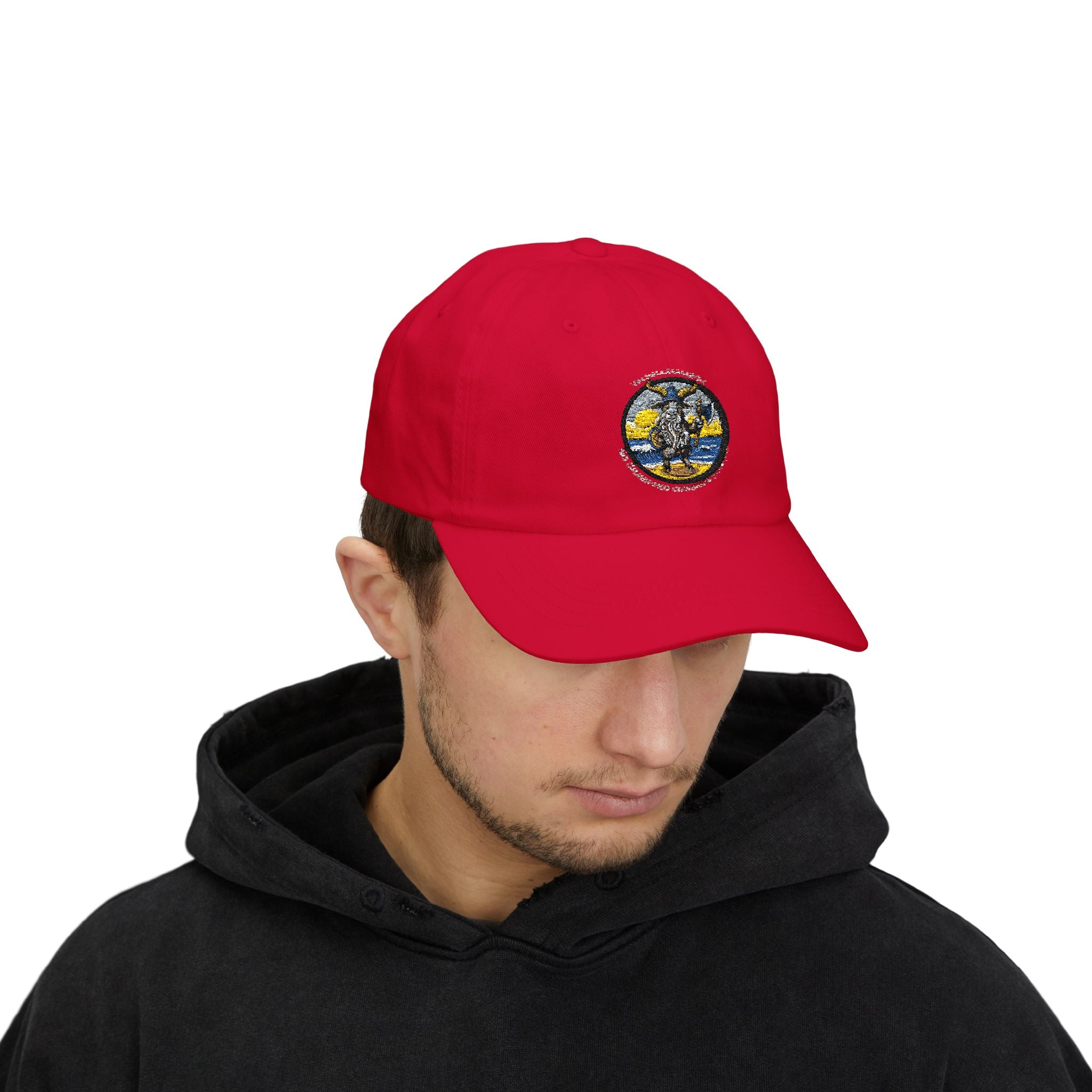 🐐⚔️ Valhallaaaaargh Classic Dad Cap – Geaux Valhalla Edition