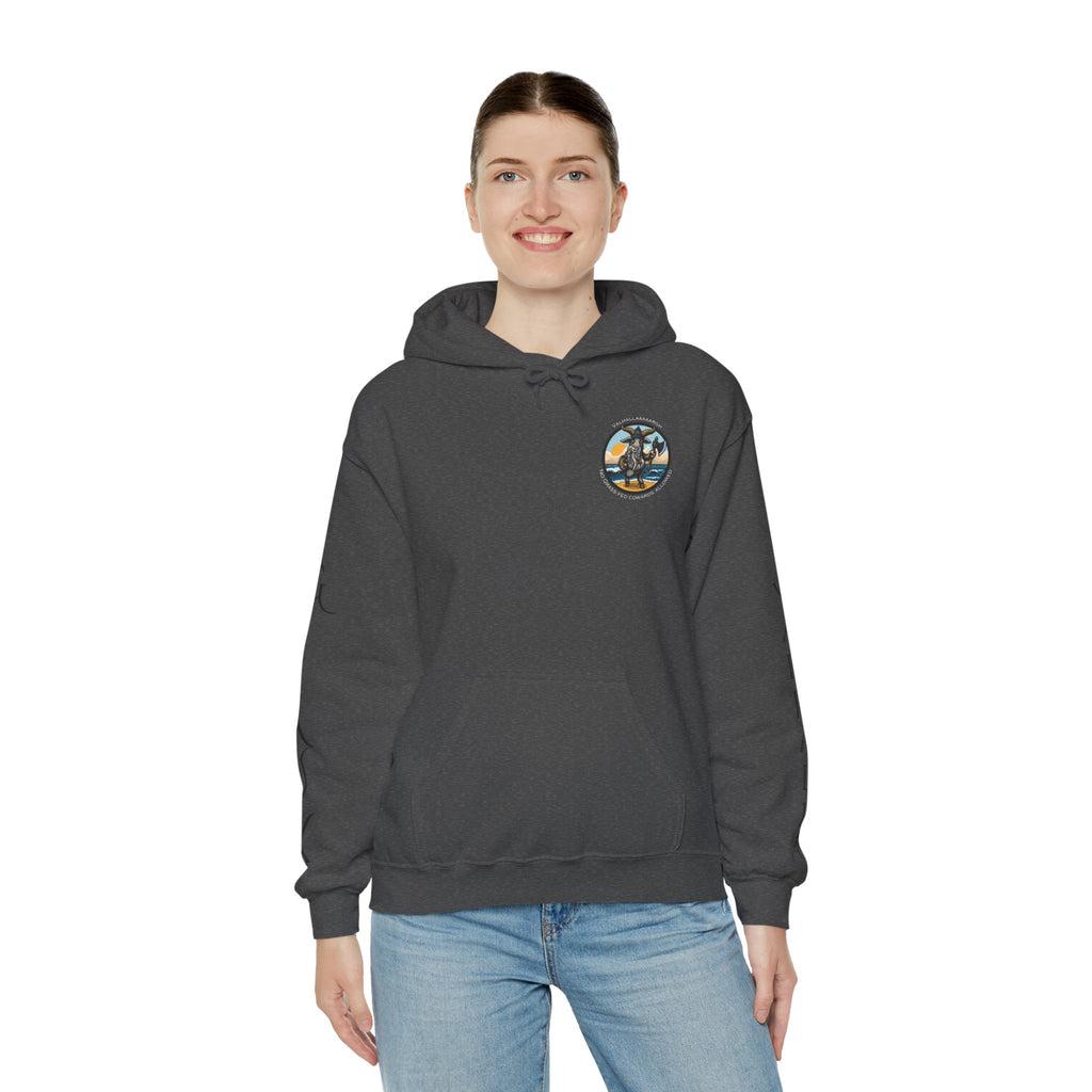 🐐⚔️ Patriot by Blood. Viking by Spirit. Hoodie – Geaux Valhalla Edition