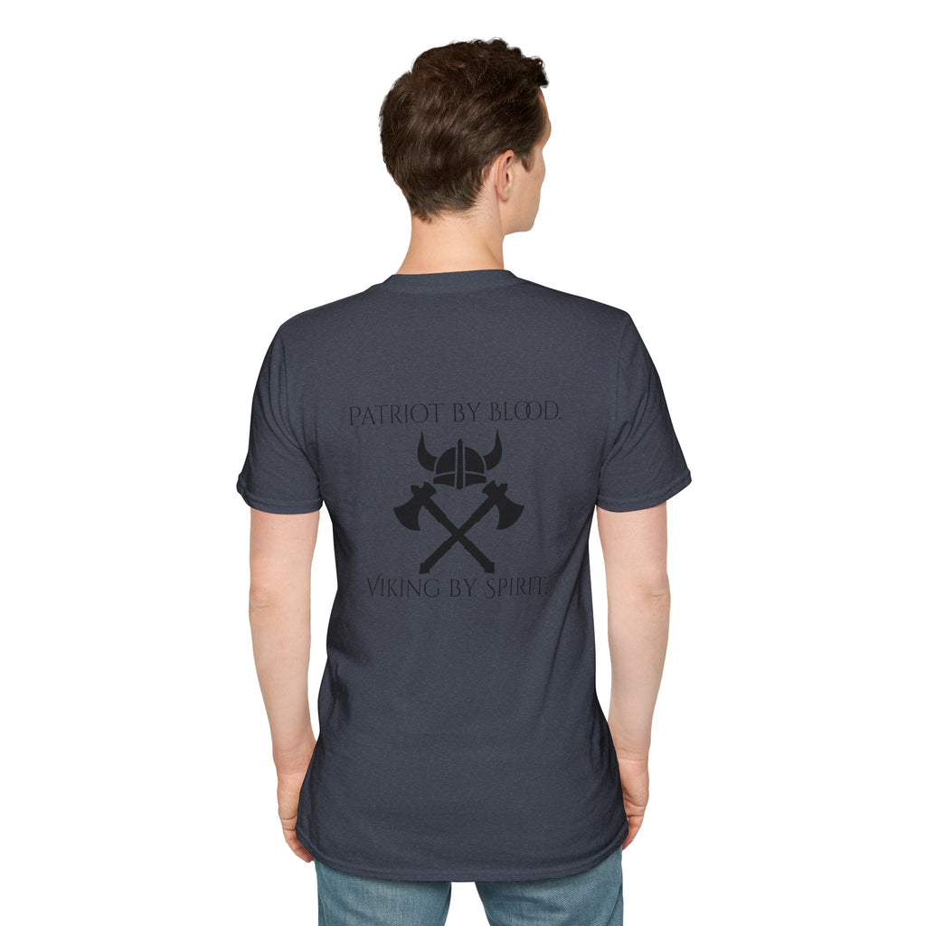 🐐⚔️ Patriot by Blood. Viking by Spirit. T-Shirt – Geaux Valhalla Edition