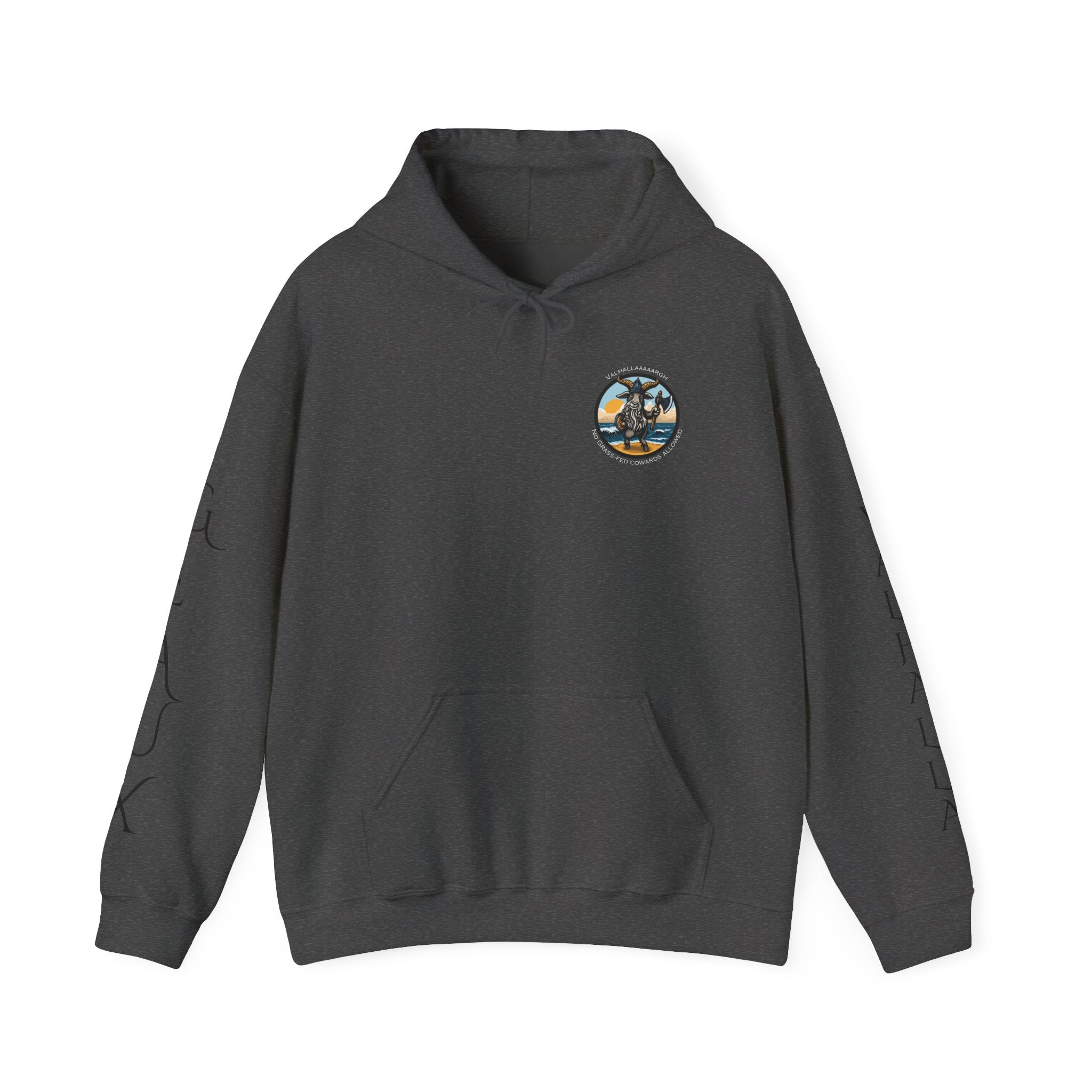 🐐⚔️ Patriot by Blood. Viking by Spirit. Hoodie – Geaux Valhalla Edition
