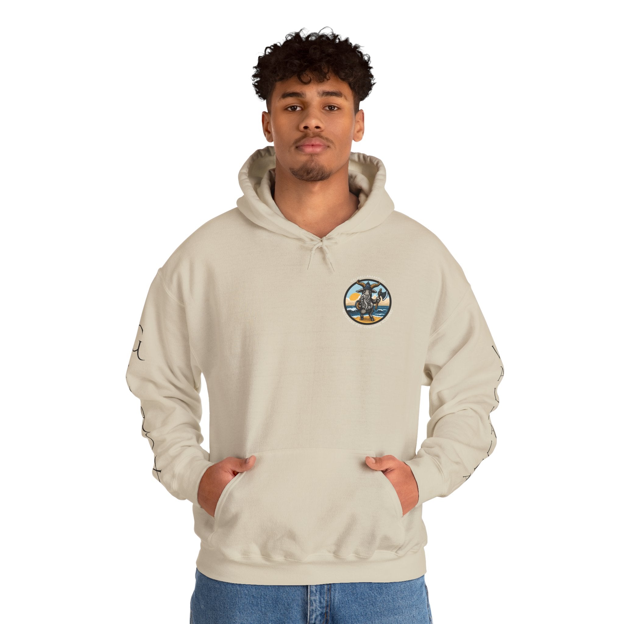🐐⚔️ Patriot by Blood. Viking by Spirit. Hoodie – Geaux Valhalla Edition