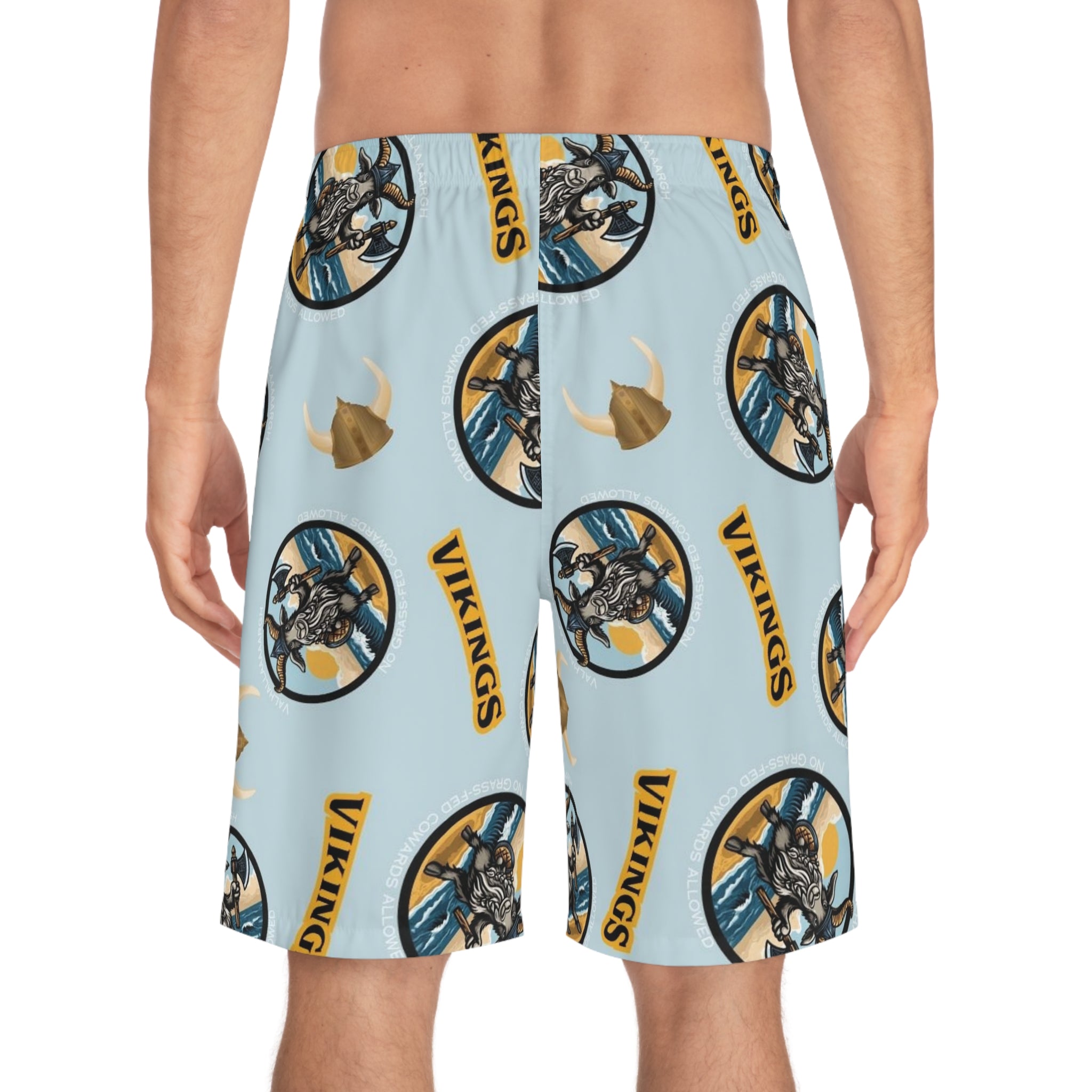 🐐⚔️ Valhallaaaaargh Men’s Viking Board Shorts