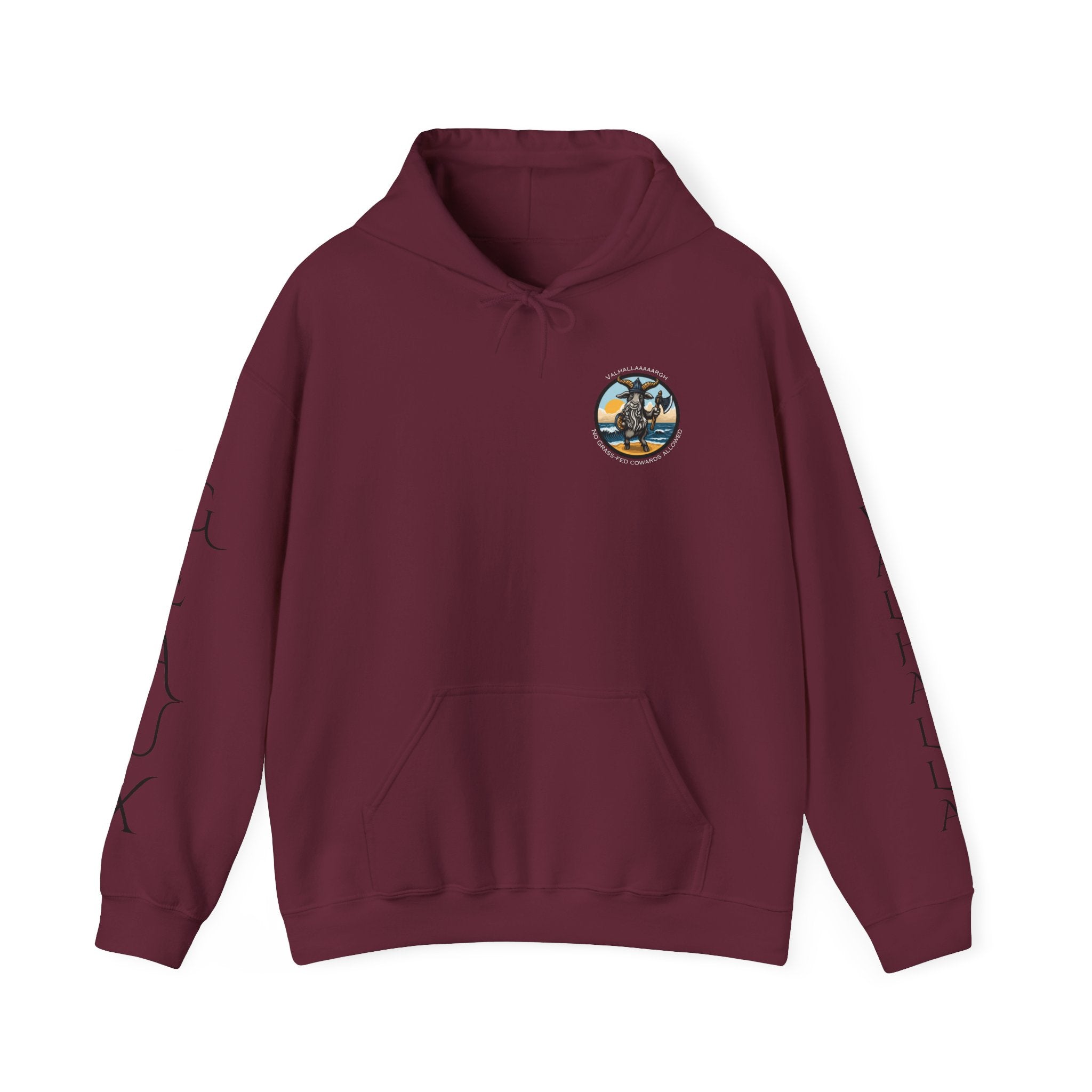 🐐⚔️ Patriot by Blood. Viking by Spirit. Hoodie – Geaux Valhalla Edition