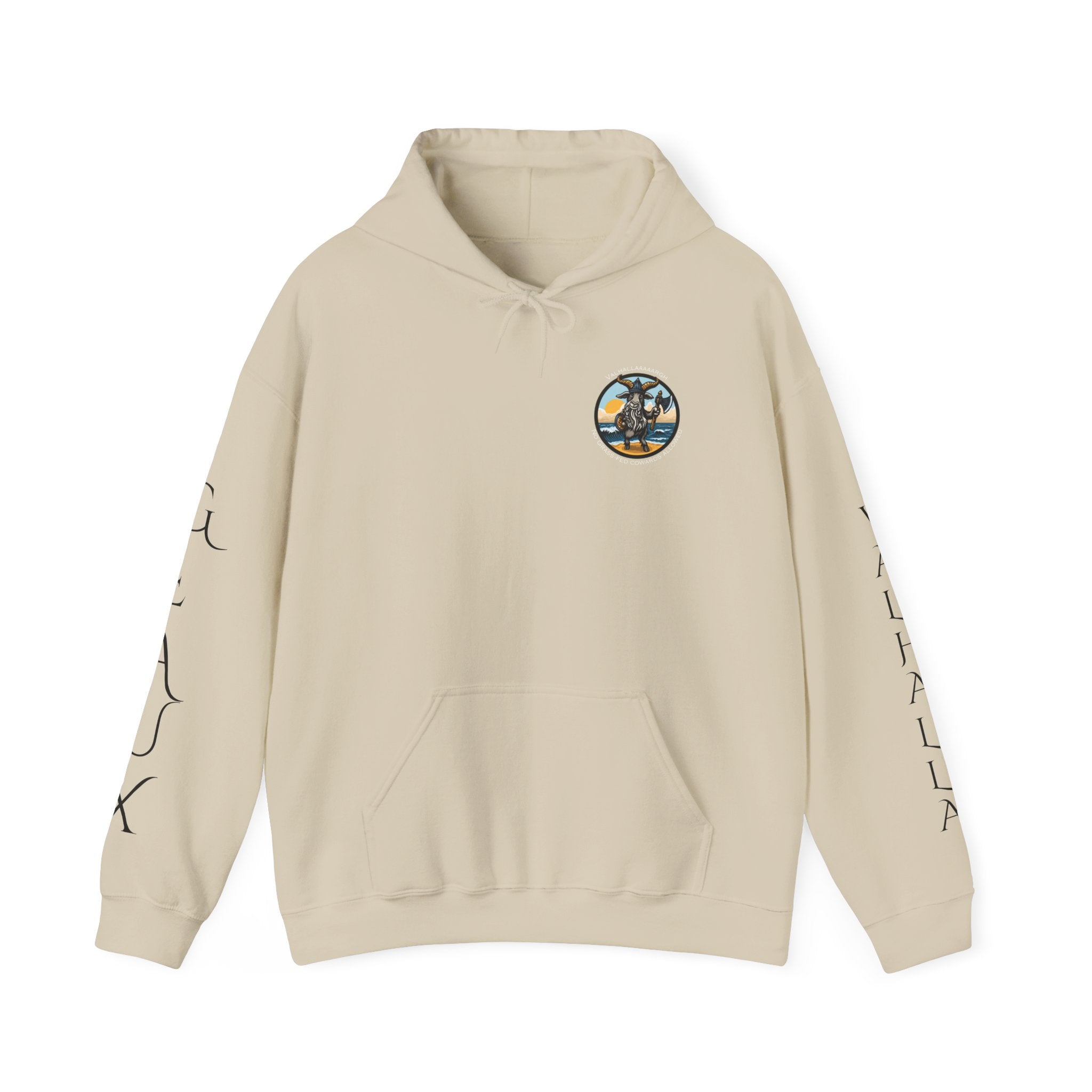 🐐⚔️ Patriot by Blood. Viking by Spirit. Hoodie – Geaux Valhalla Edition