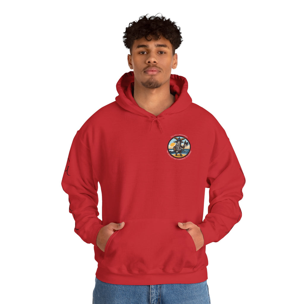 🐐⚔️ Patriot by Blood. Viking by Spirit. Hoodie – Geaux Valhalla Edition