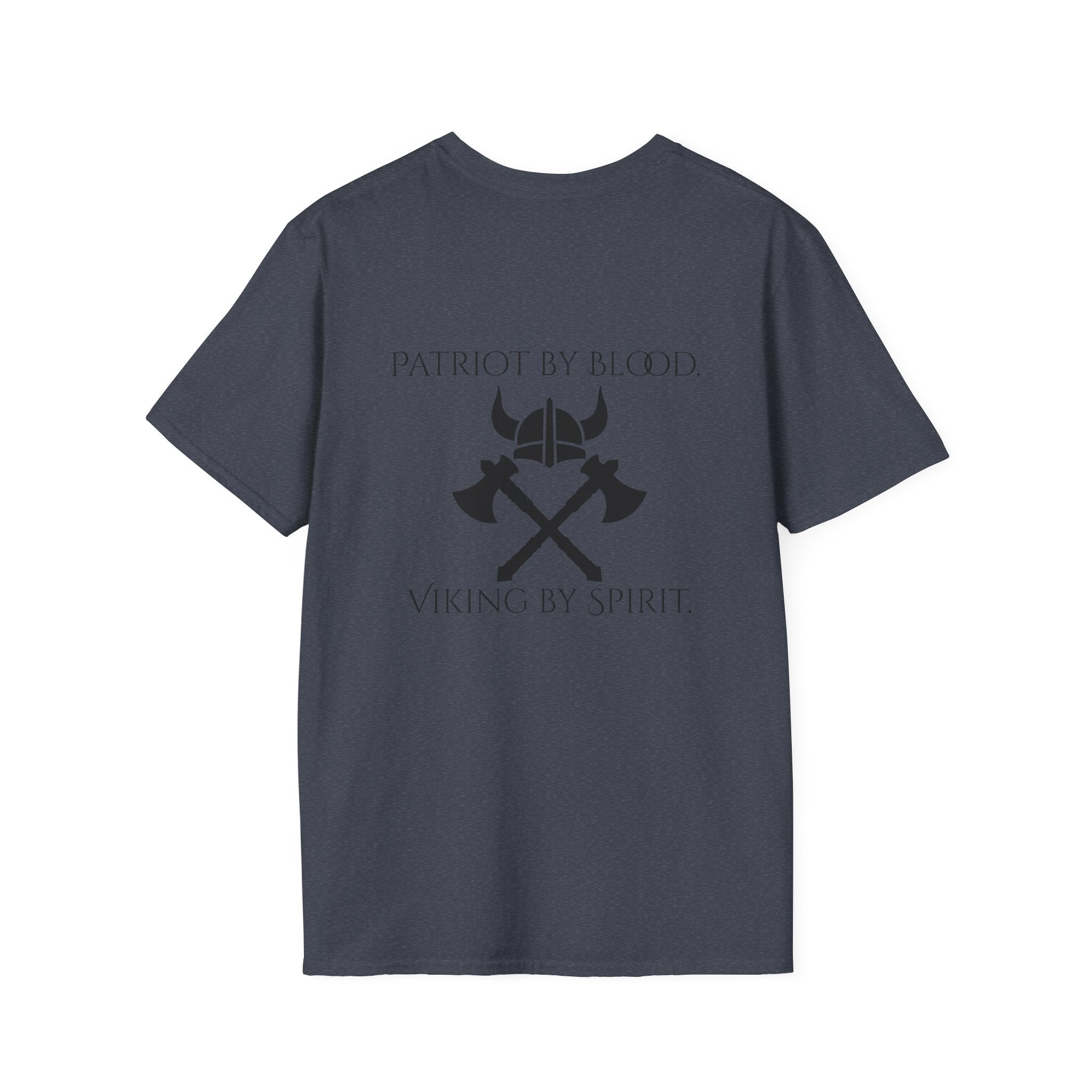 🐐⚔️ Patriot by Blood. Viking by Spirit. T-Shirt – Geaux Valhalla Edition