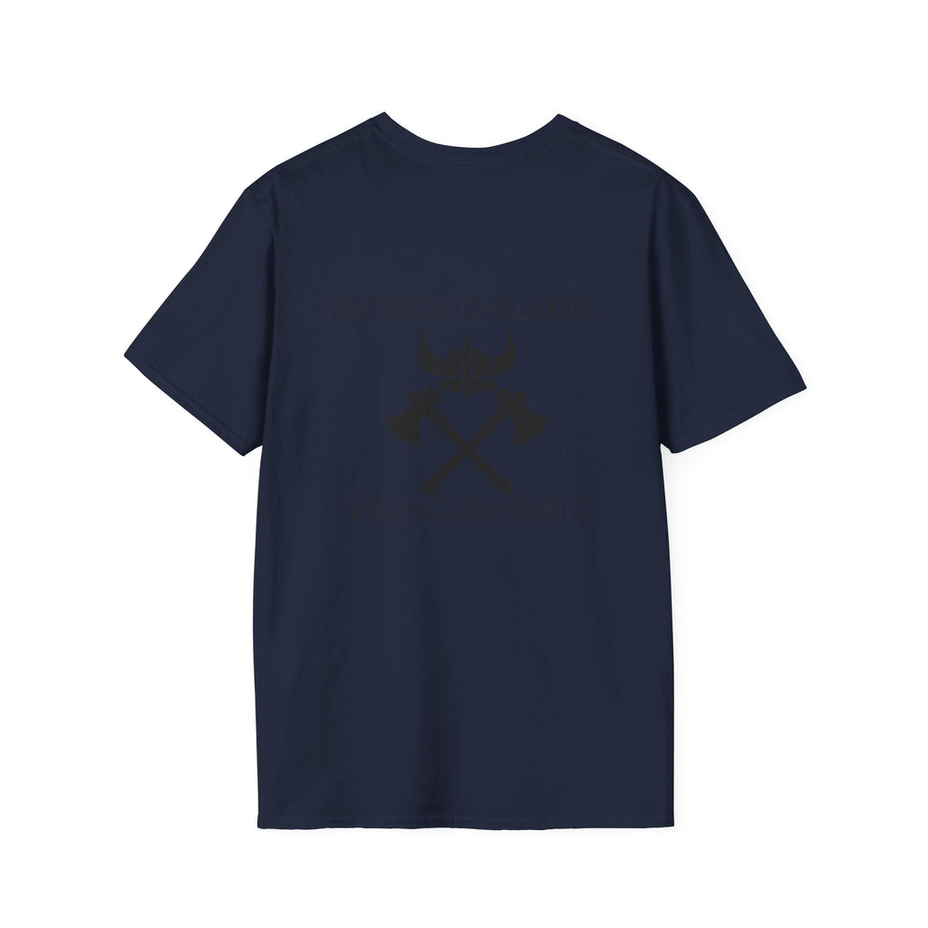 🐐⚔️ Patriot by Blood. Viking by Spirit. T-Shirt – Geaux Valhalla Edition