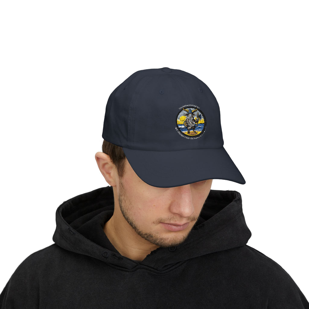 🐐⚔️ Valhallaaaaargh Classic Dad Cap – Geaux Valhalla Edition