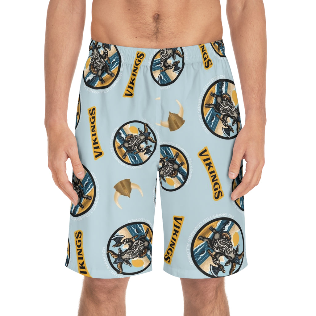 🐐⚔️ Valhallaaaaargh Men’s Viking Board Shorts