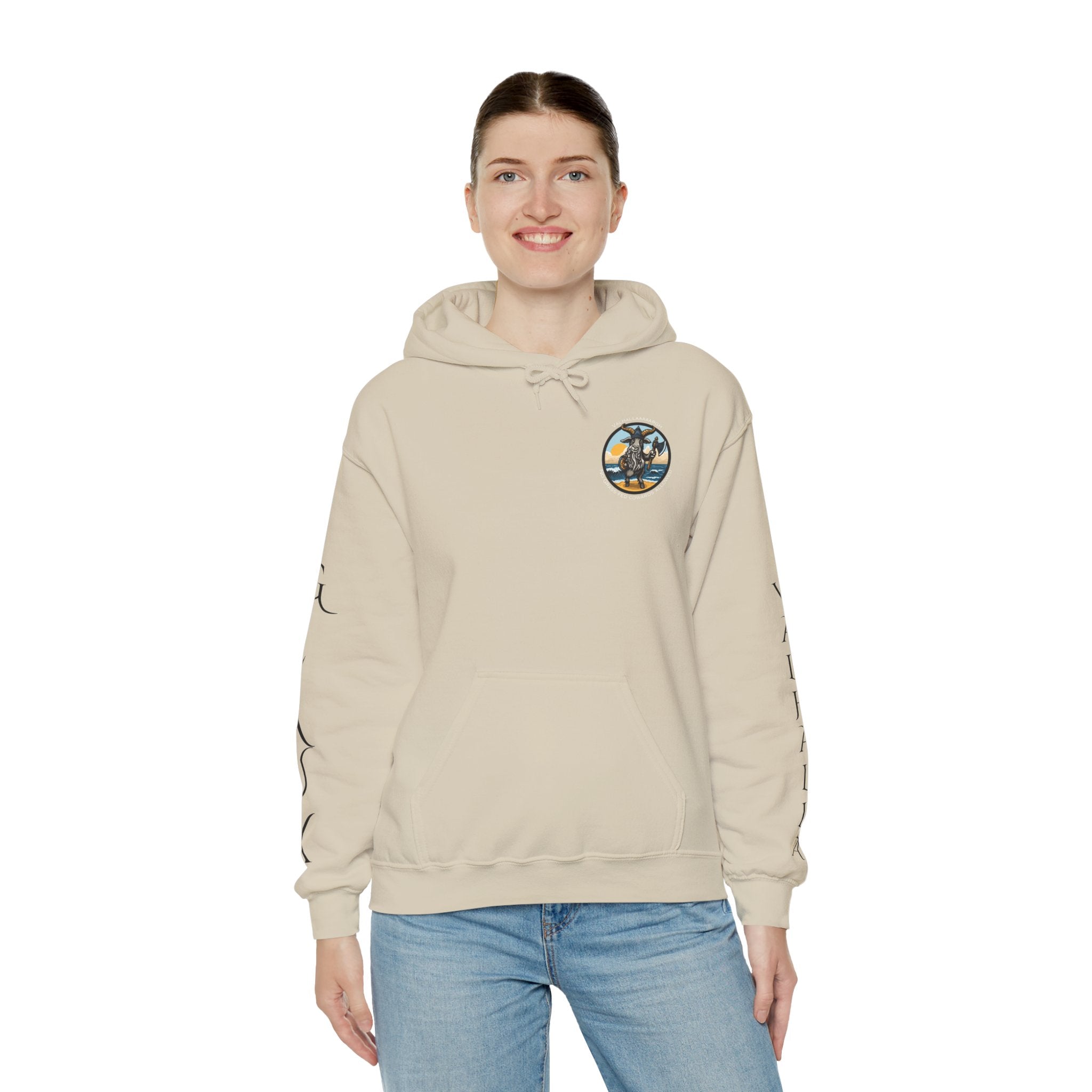 🐐⚔️ Patriot by Blood. Viking by Spirit. Hoodie – Geaux Valhalla Edition