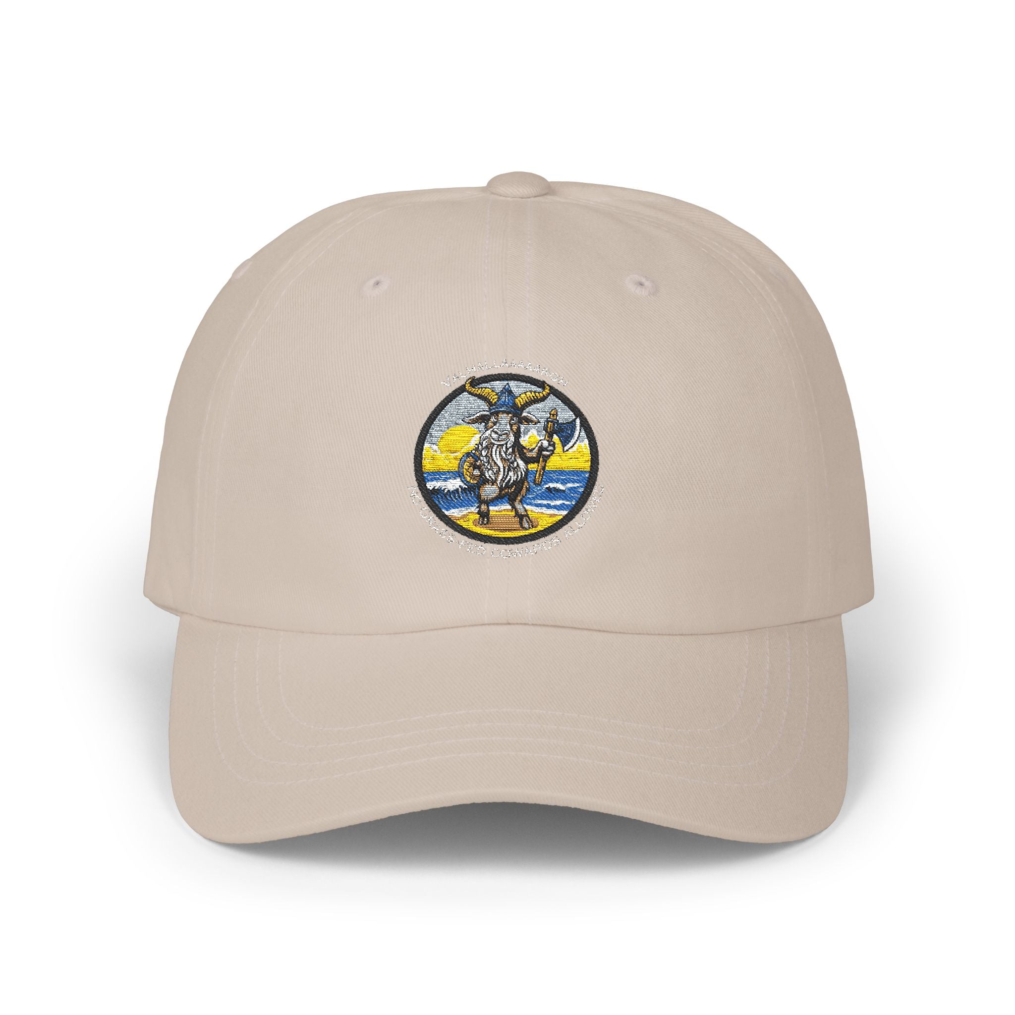 🐐⚔️ Valhallaaaaargh Classic Dad Cap – Geaux Valhalla Edition