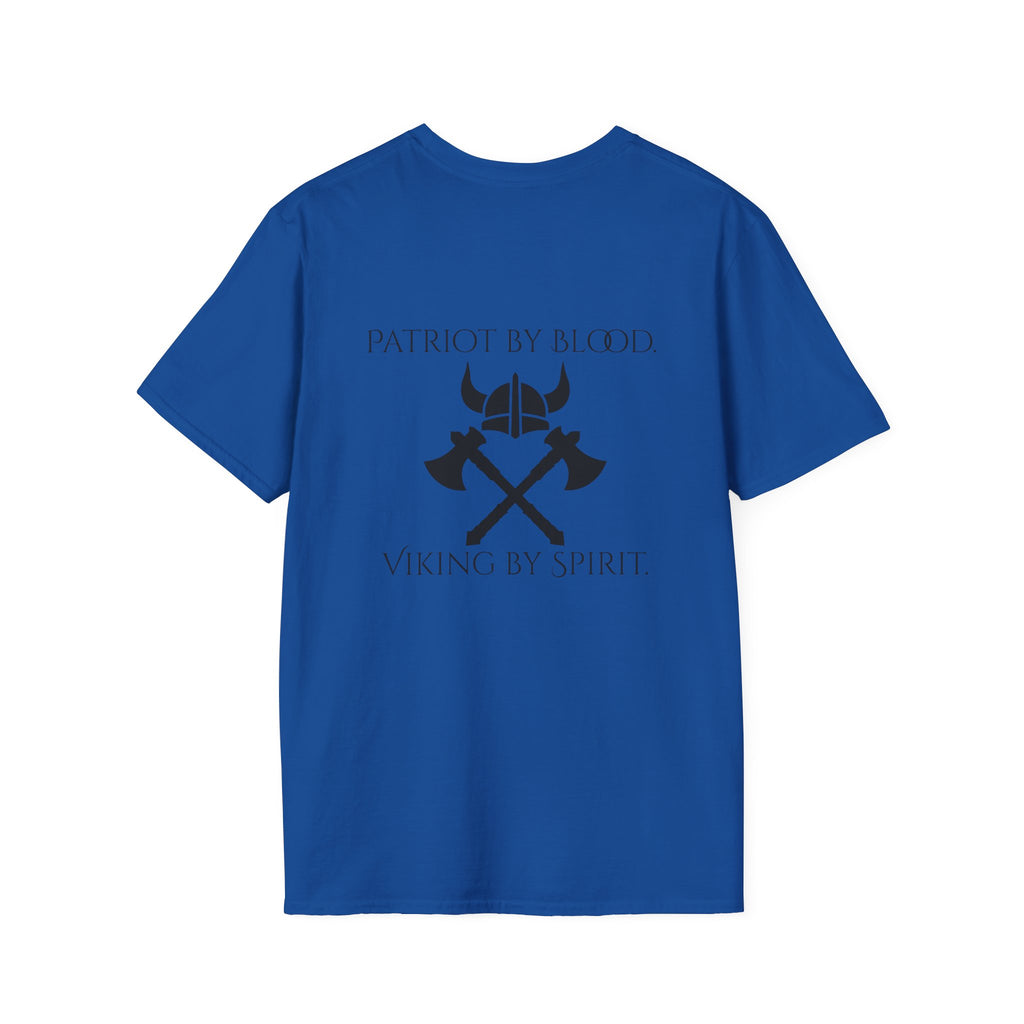 🐐⚔️ Patriot by Blood. Viking by Spirit. T-Shirt – Geaux Valhalla Edition