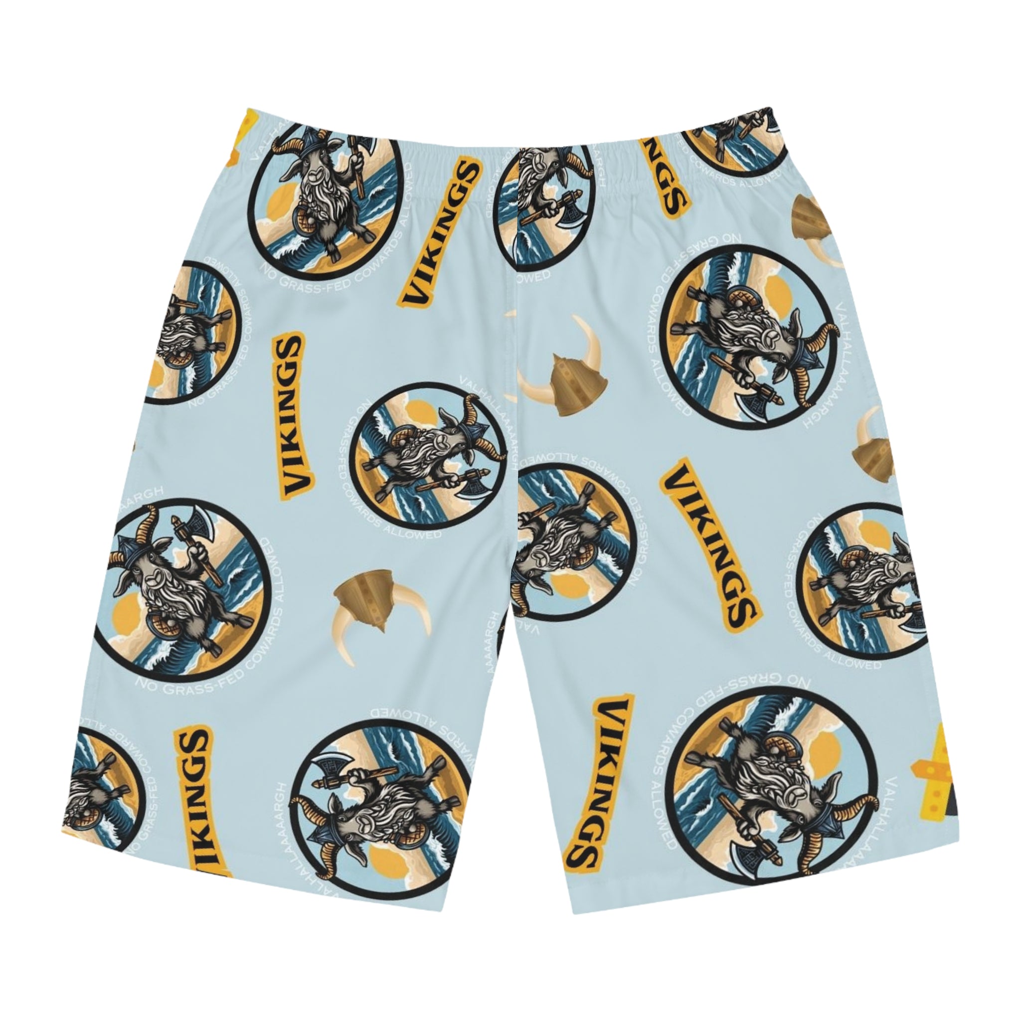 🐐⚔️ Valhallaaaaargh Men’s Viking Board Shorts