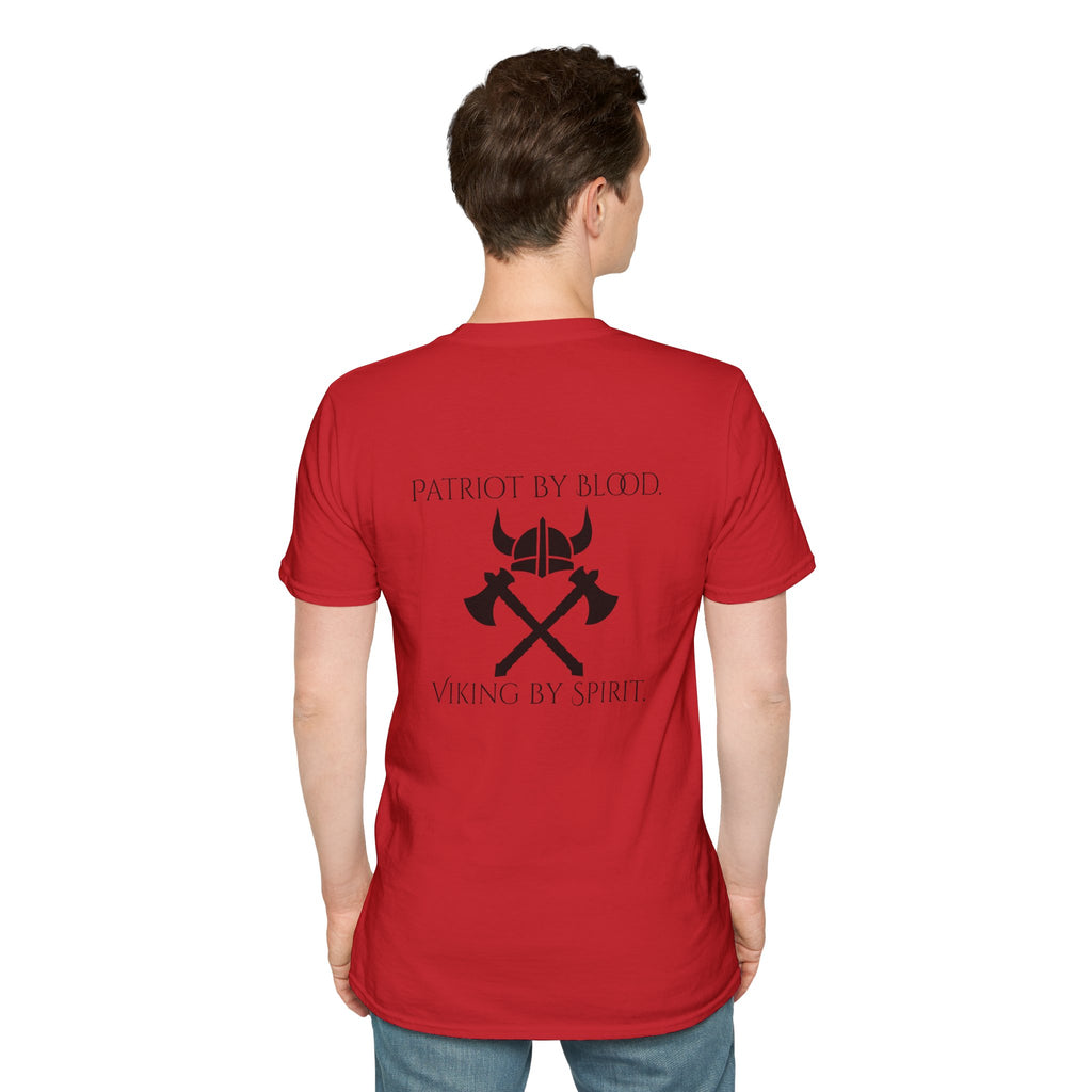 🐐⚔️ Patriot by Blood. Viking by Spirit. T-Shirt – Geaux Valhalla Edition