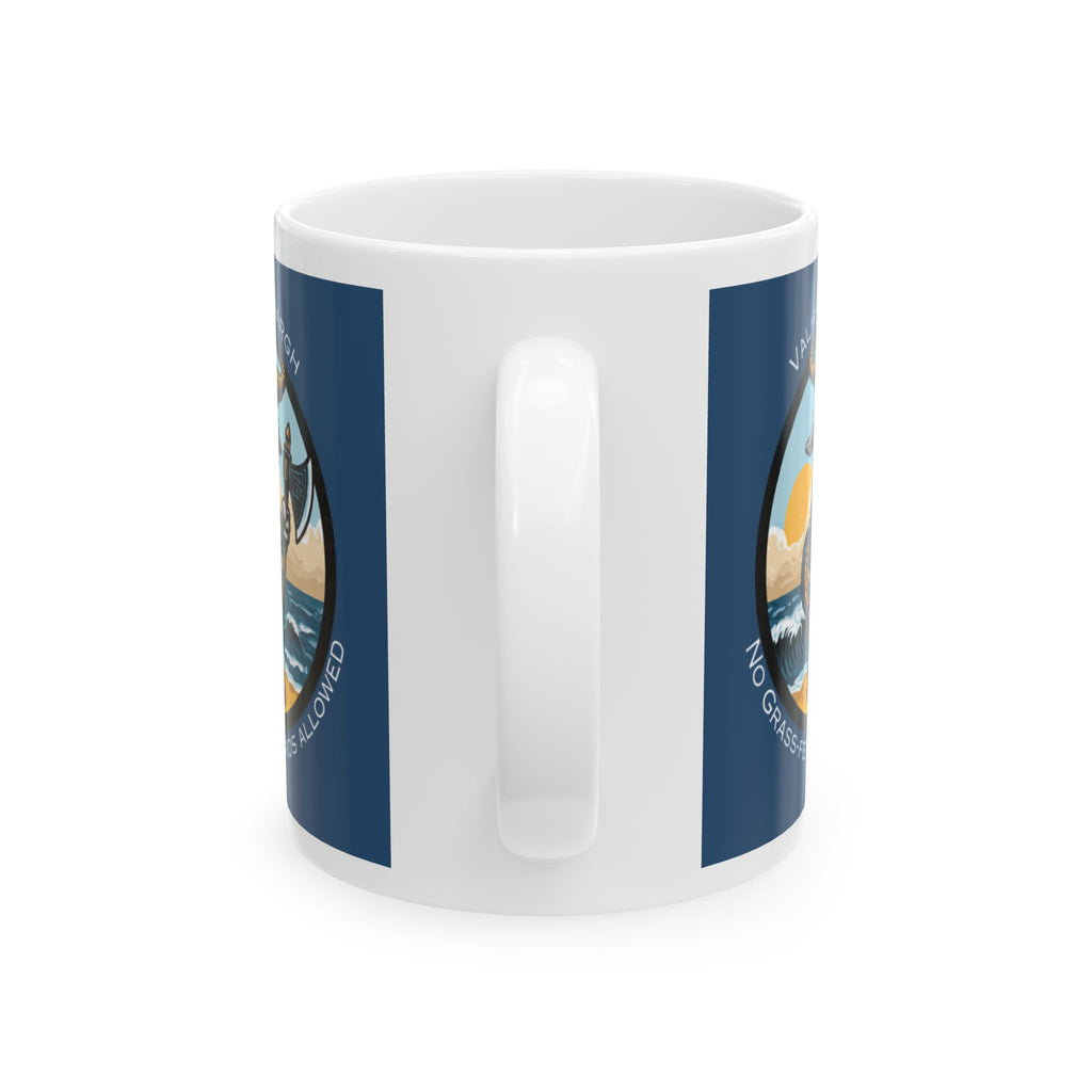 🐐⚔️ Geaux Valhalla Ceramic Mug – Valhallaaaaargh Edition