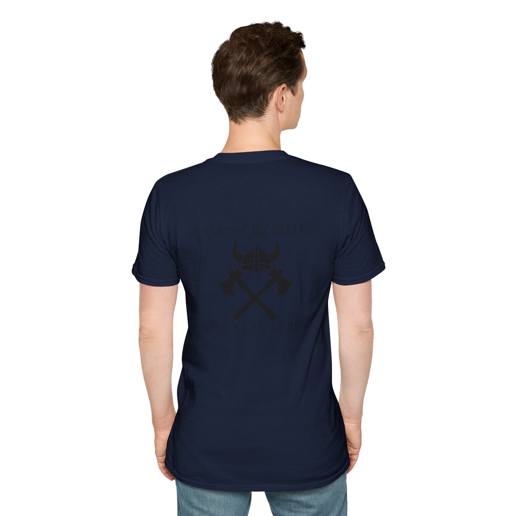 🐐⚔️ Patriot by Blood. Viking by Spirit. T-Shirt – Geaux Valhalla Edition