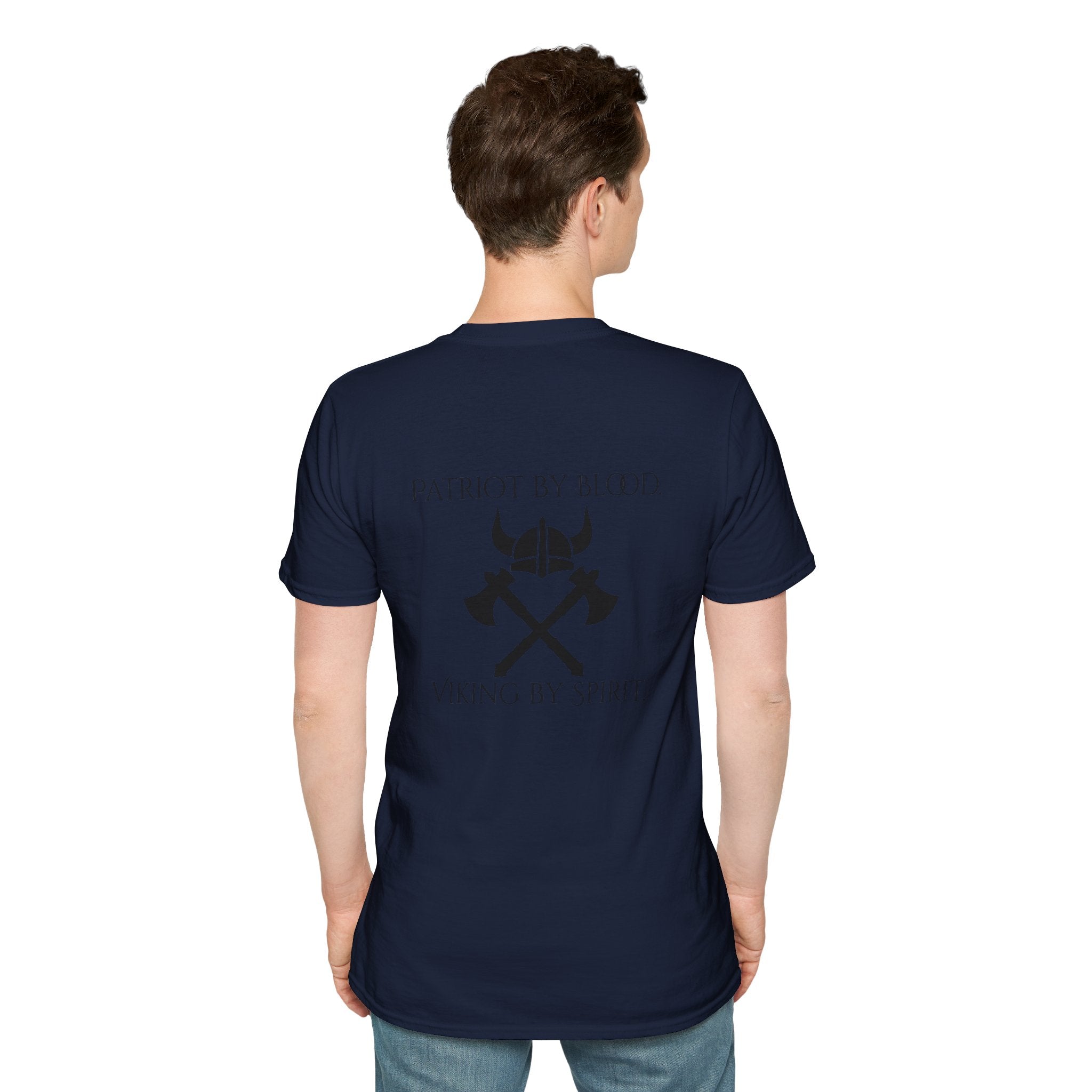 🐐⚔️ Patriot by Blood. Viking by Spirit. T-Shirt – Geaux Valhalla Edition