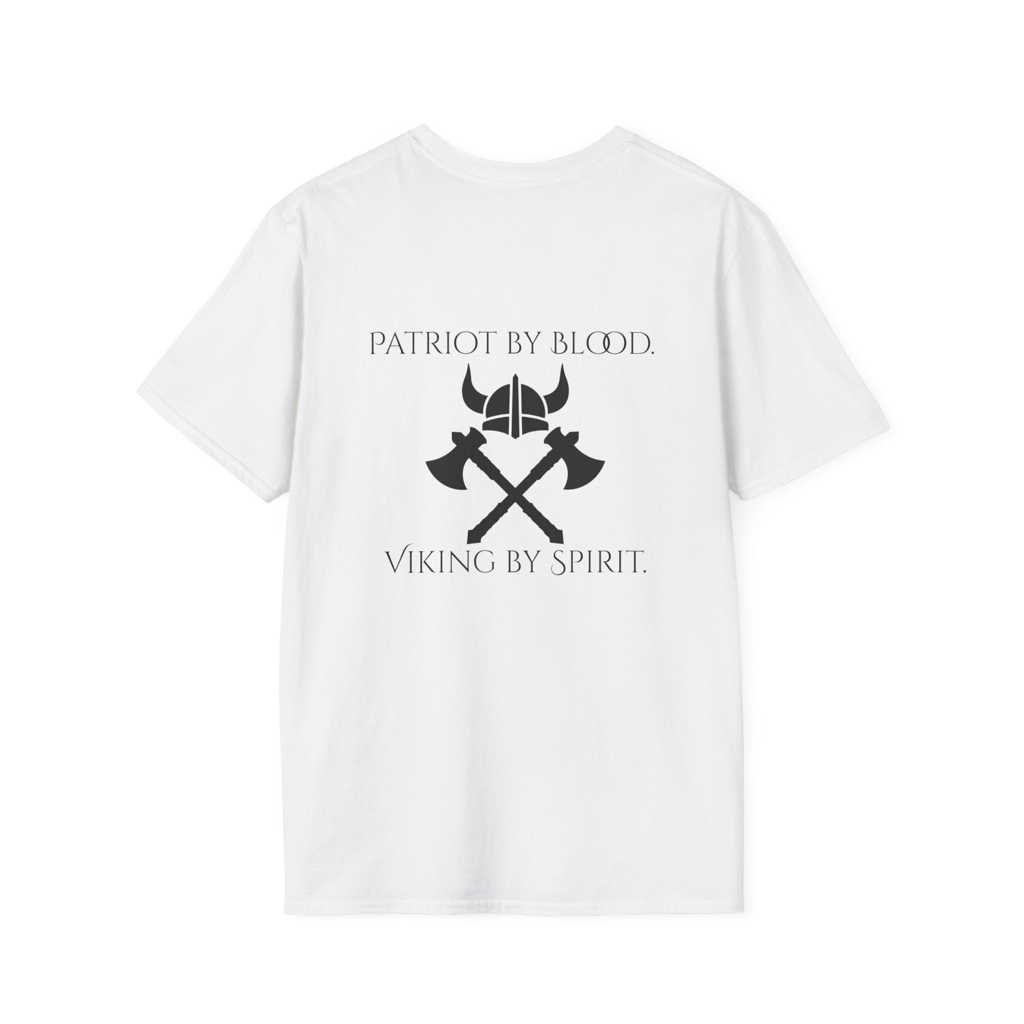 🐐⚔️ Patriot by Blood. Viking by Spirit. T-Shirt – Geaux Valhalla Edition